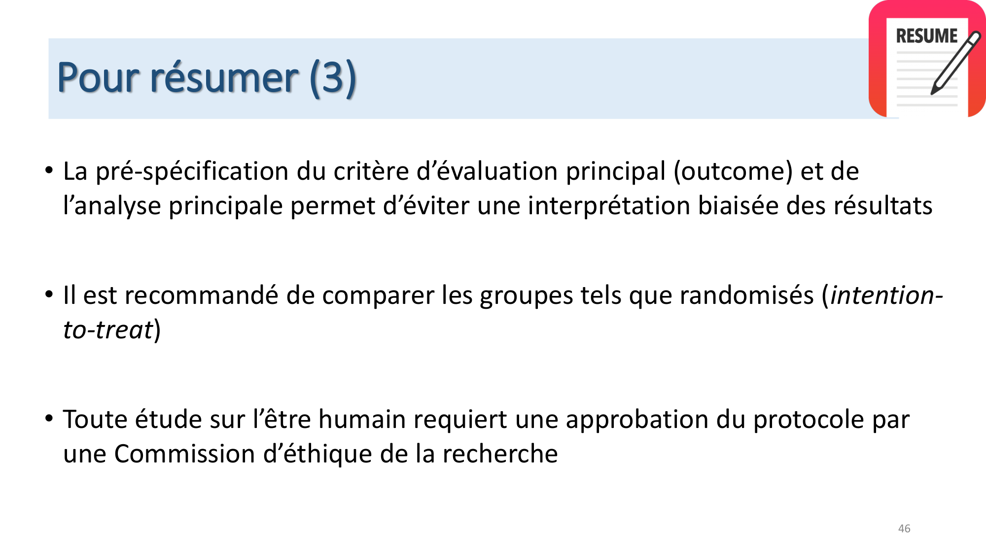 Statistiques pour médecins 7 Essais cliniques page 46