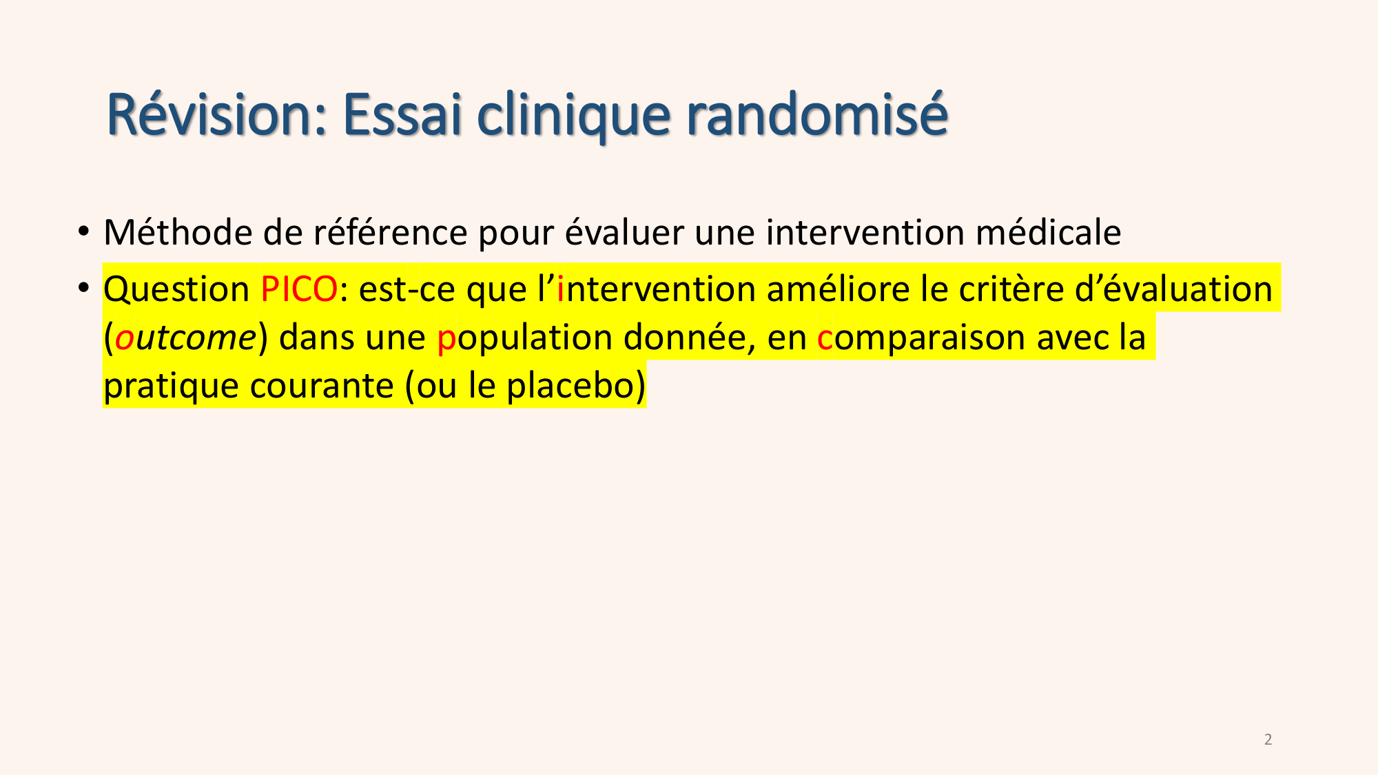Statistiques pour médecins 8 essais exemples page 2