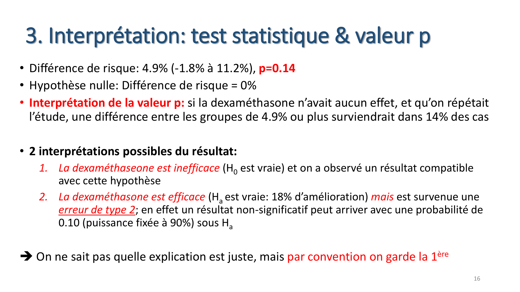 Statistiques pour médecins 8 essais exemples page 16
