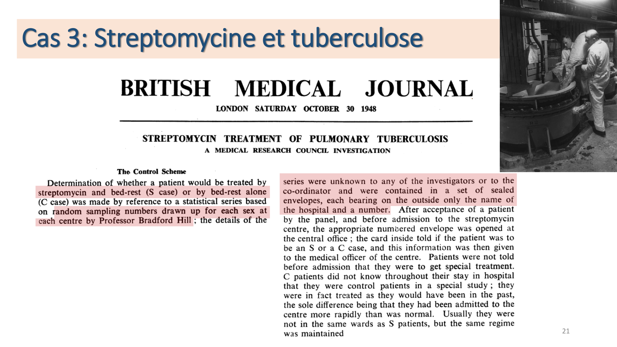 Statistiques pour médecins 8 essais exemples page 21