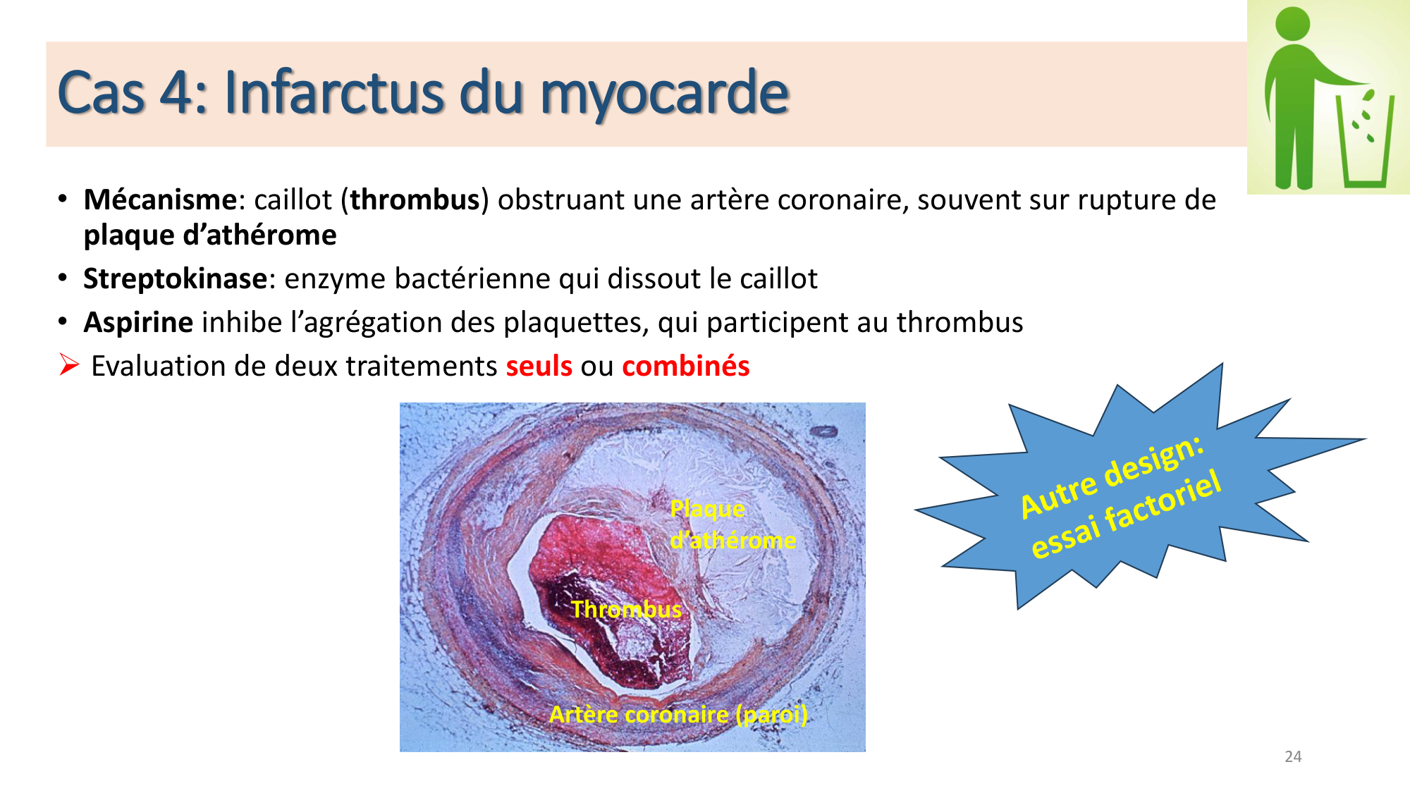 Statistiques pour médecins 8 essais exemples page 24