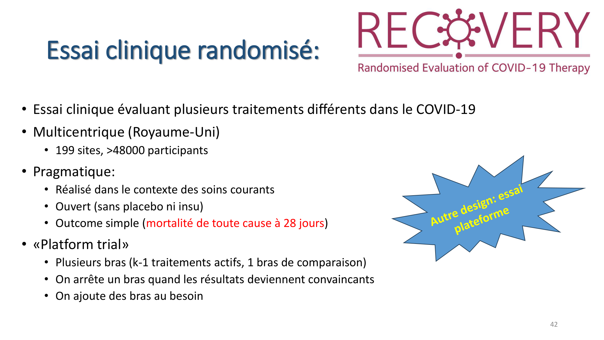 Statistiques pour médecins 8 essais exemples page 36