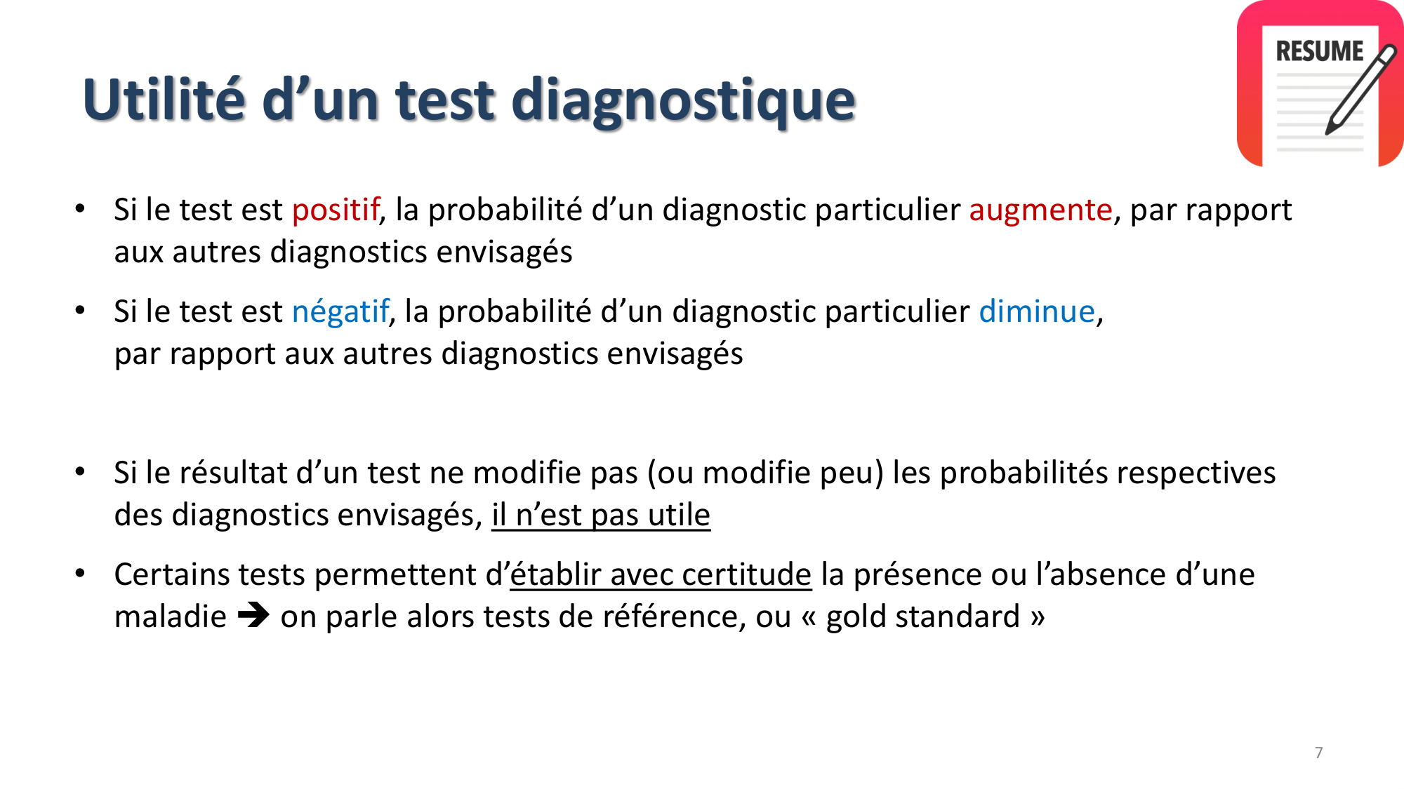 Statistiques pour médecins 9 test dx page 7