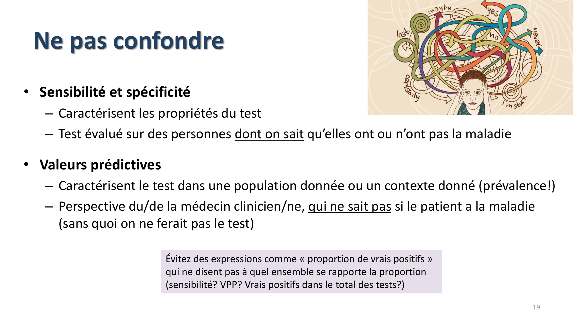 Statistiques pour médecins 9 test dx page 19