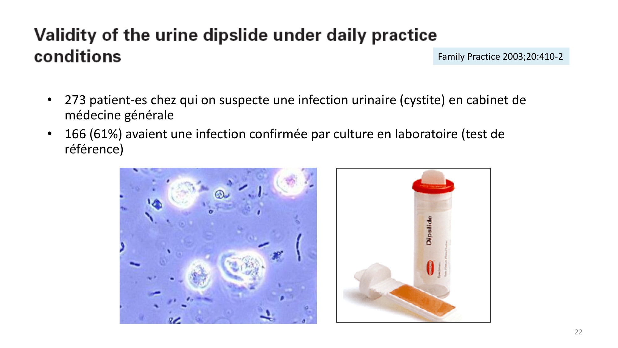 Statistiques pour médecins 9 test dx page 22