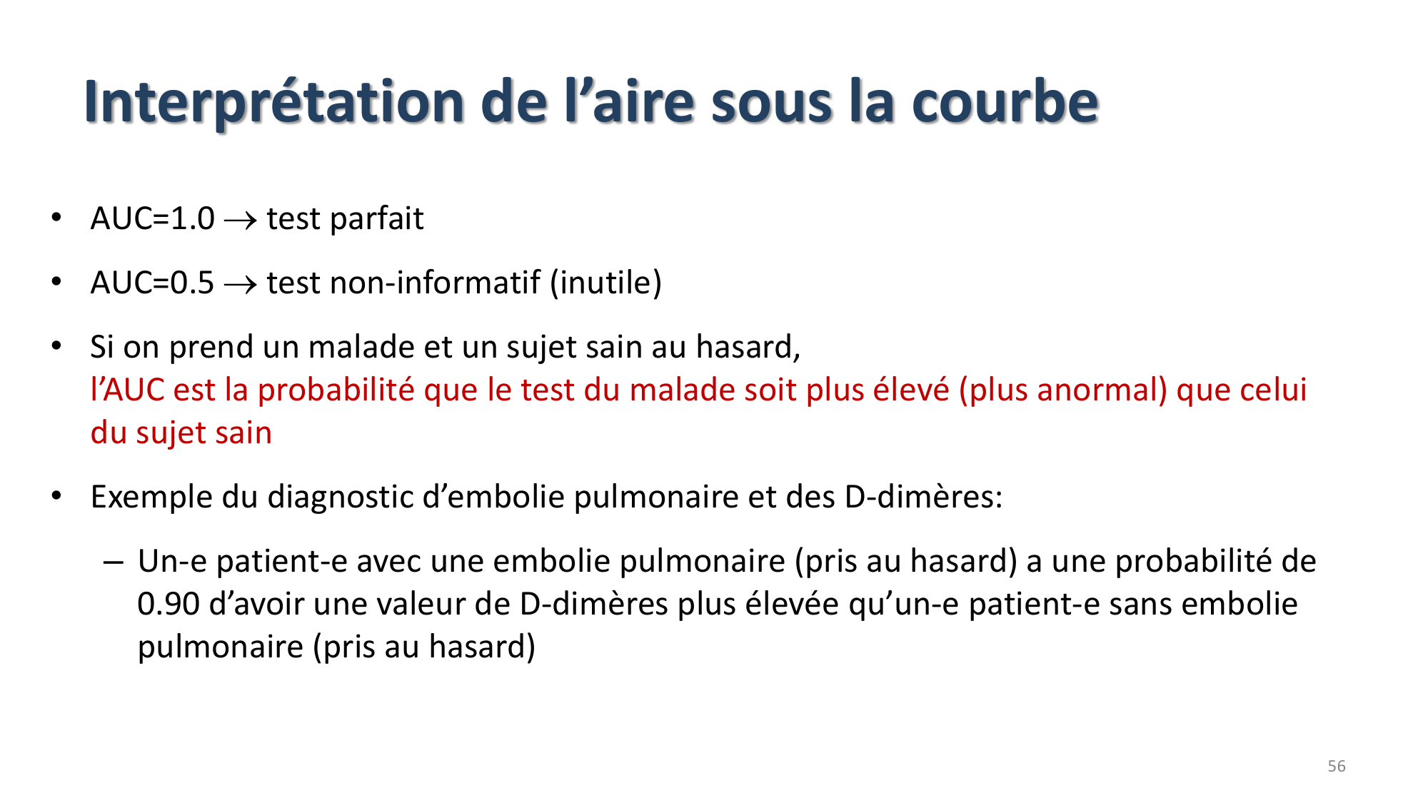 Statistiques pour médecins 9 test dx page 56
