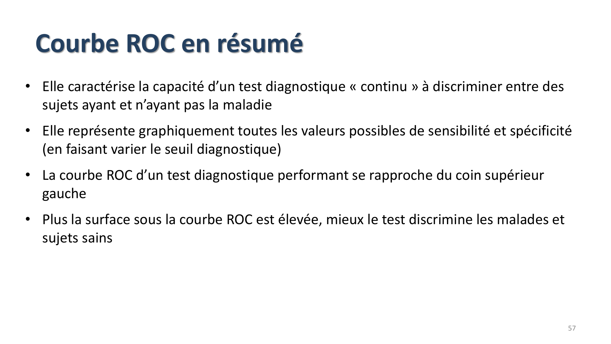Statistiques pour médecins 9 test dx page 57