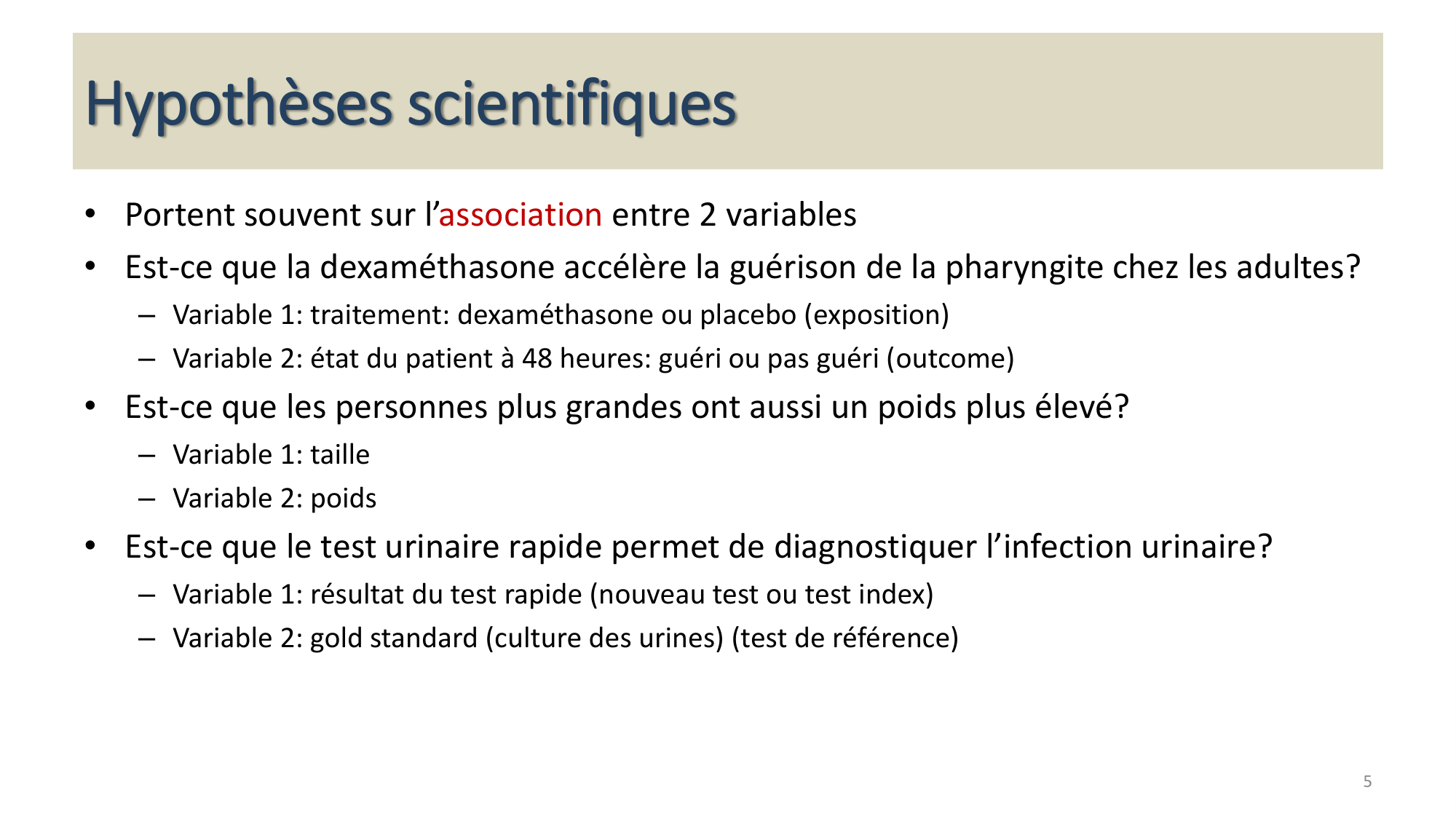 Statistiques pour médecins 13 associations page 5