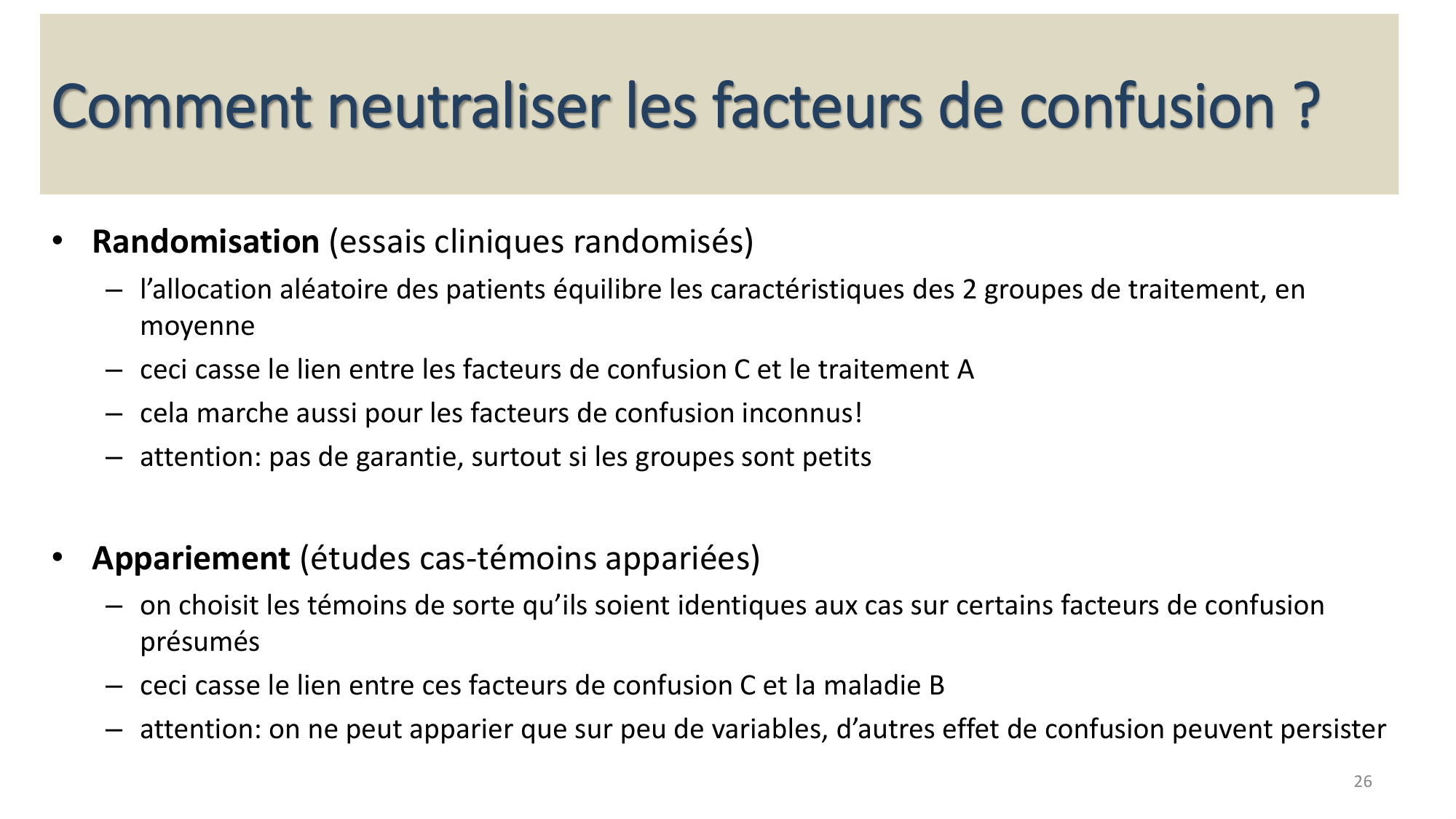 Statistiques pour médecins 13 associations page 26