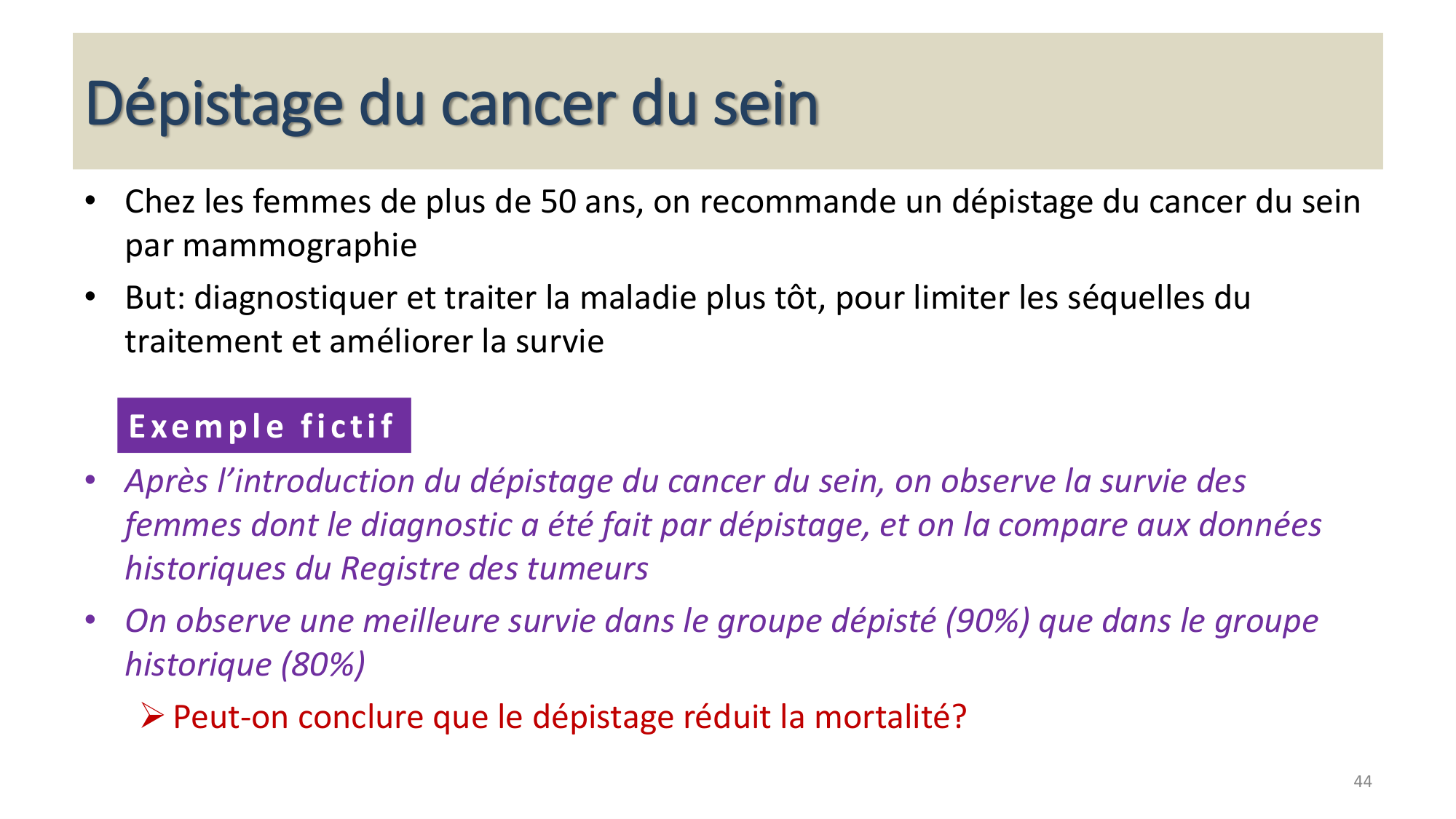 Statistiques pour médecins 13 associations page 44