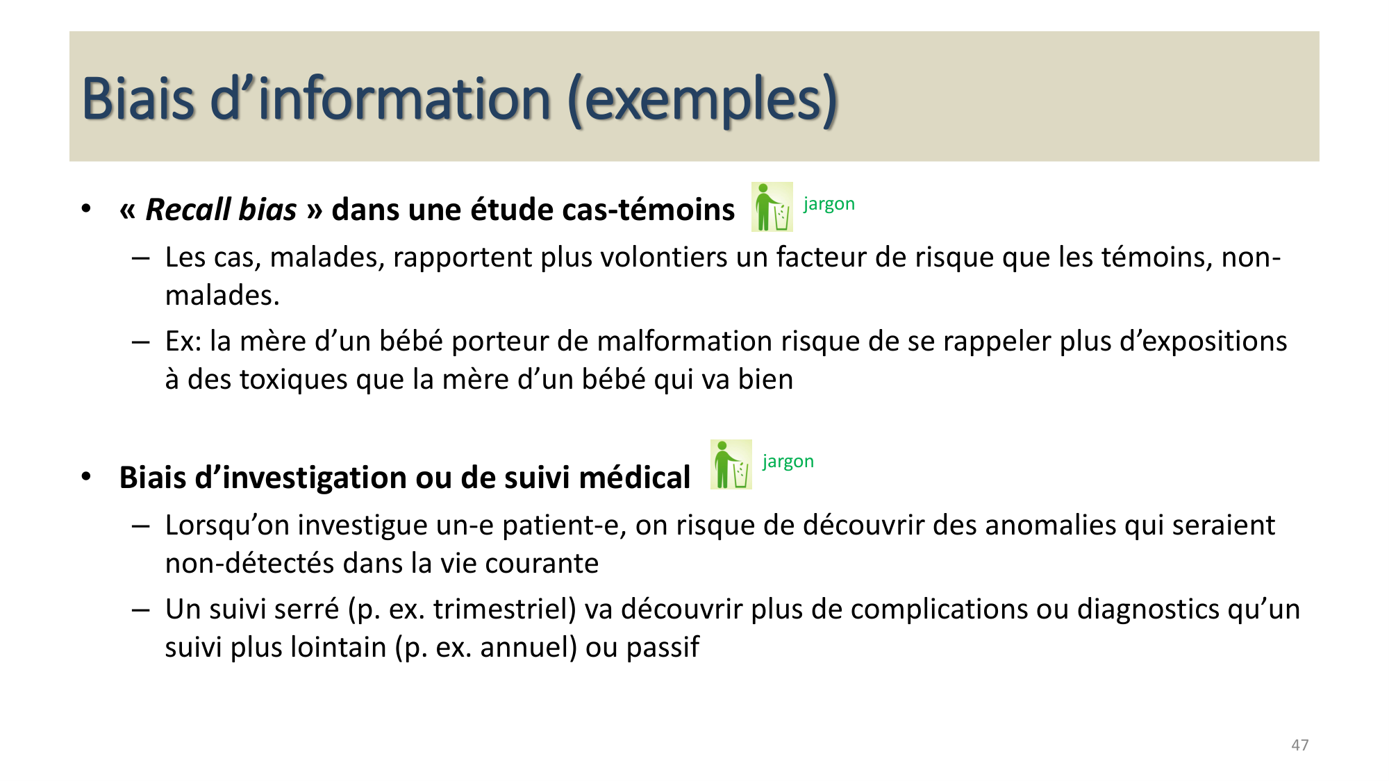 Statistiques pour médecins 13 associations page 47
