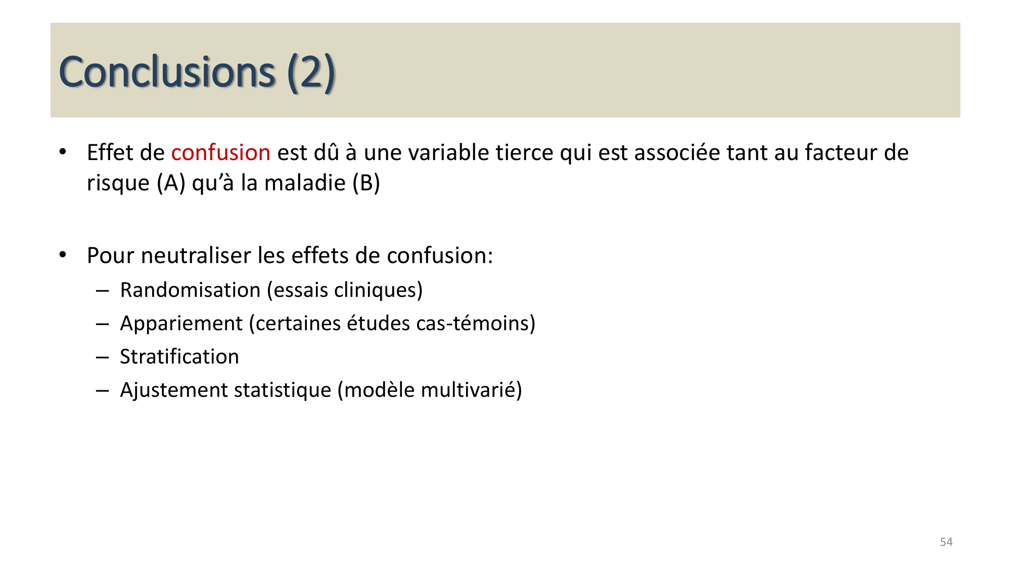 Statistiques pour médecins 13 associations page 54