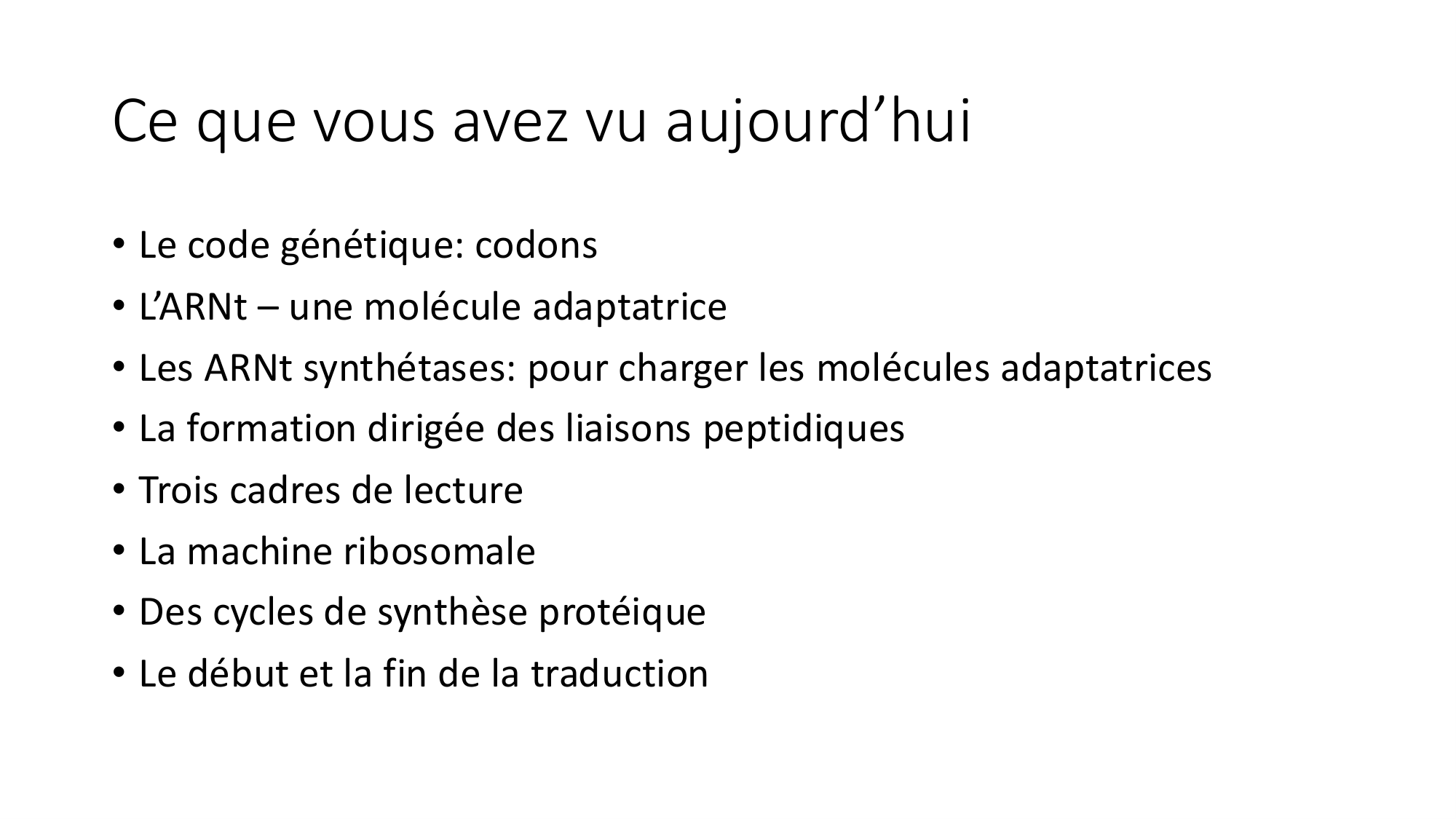 Cours 7 — Traduction page 38