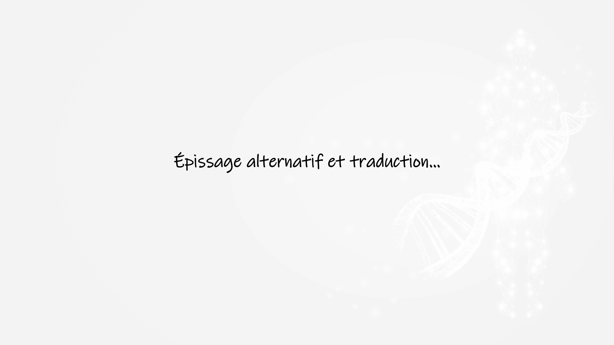 De l'ADN à la protéine — répétitoire page 32