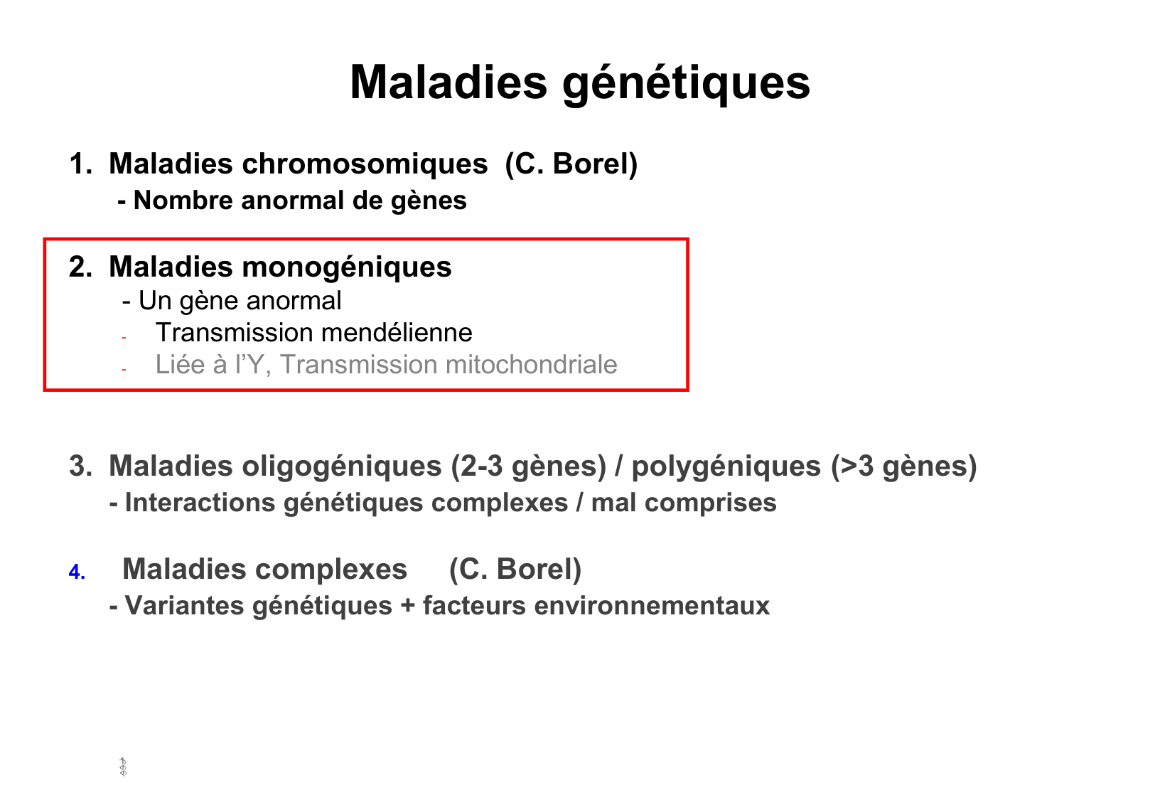 Hérédité I — objectifs page 3