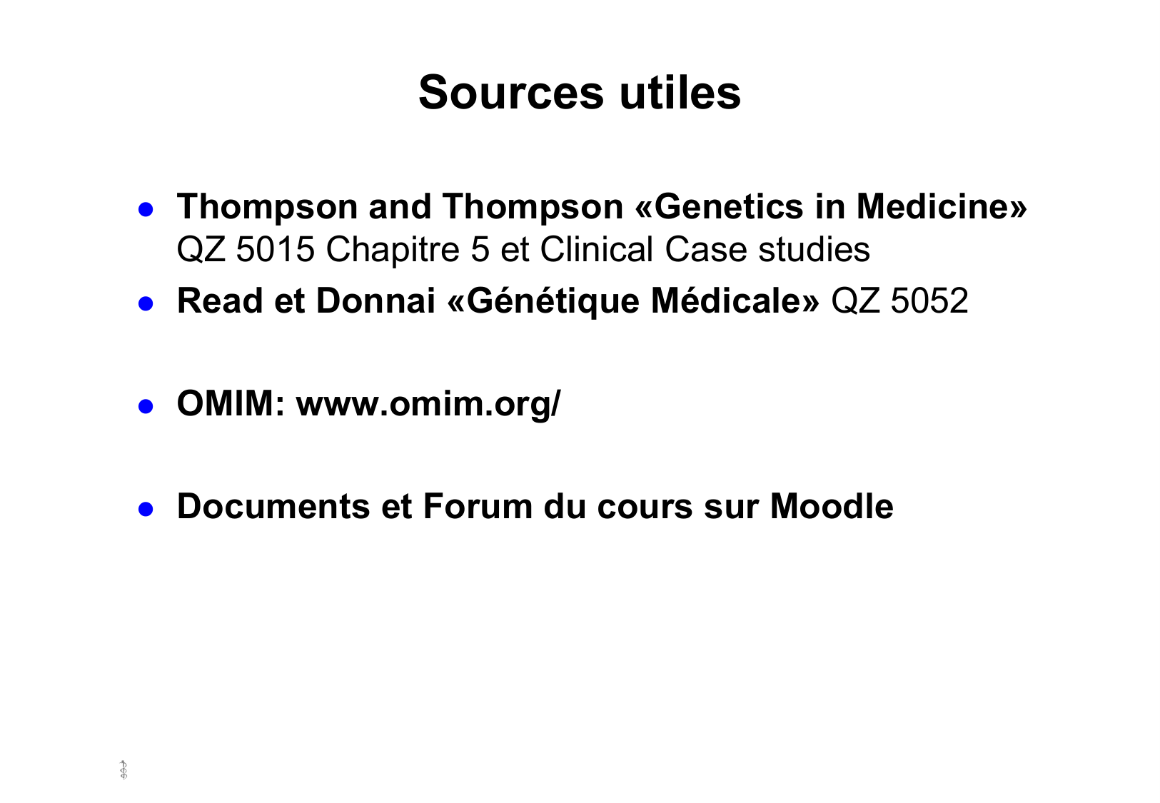 Hérédité I — objectifs page 5