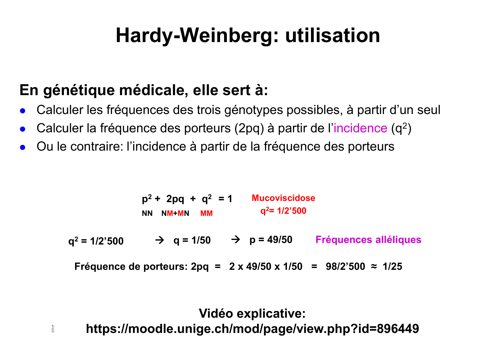 Hérédité I — objectifs page 16