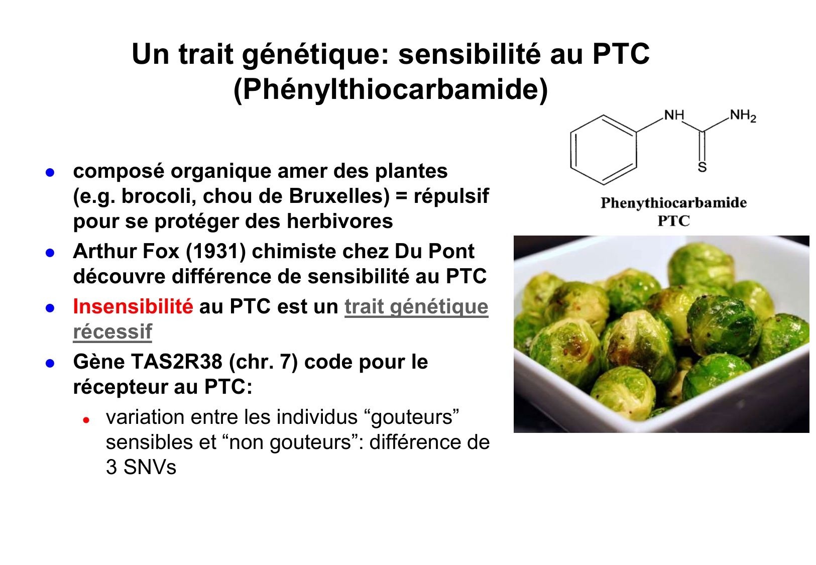 Hérédité I — objectifs page 20