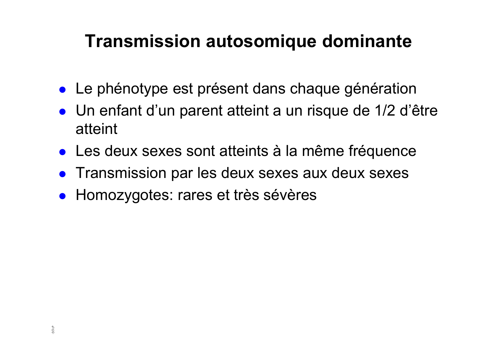 Hérédité I — objectifs page 34