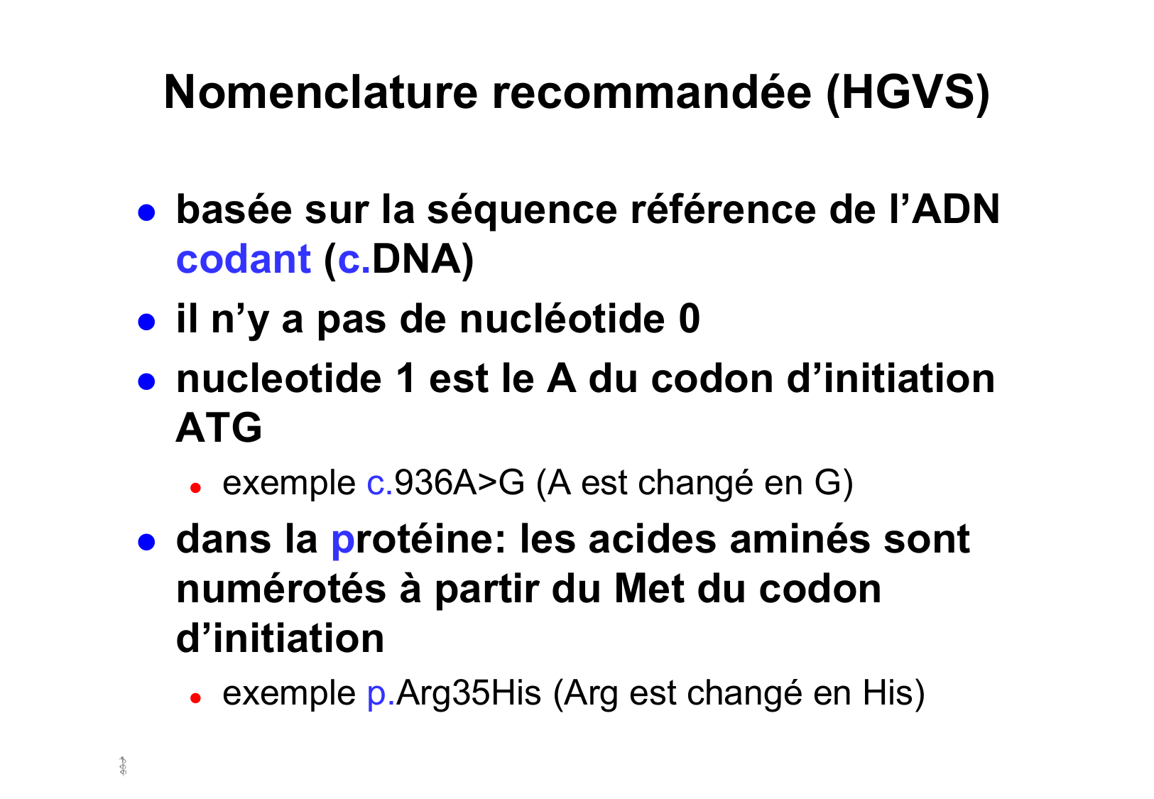 Hérédité I — objectifs page 41