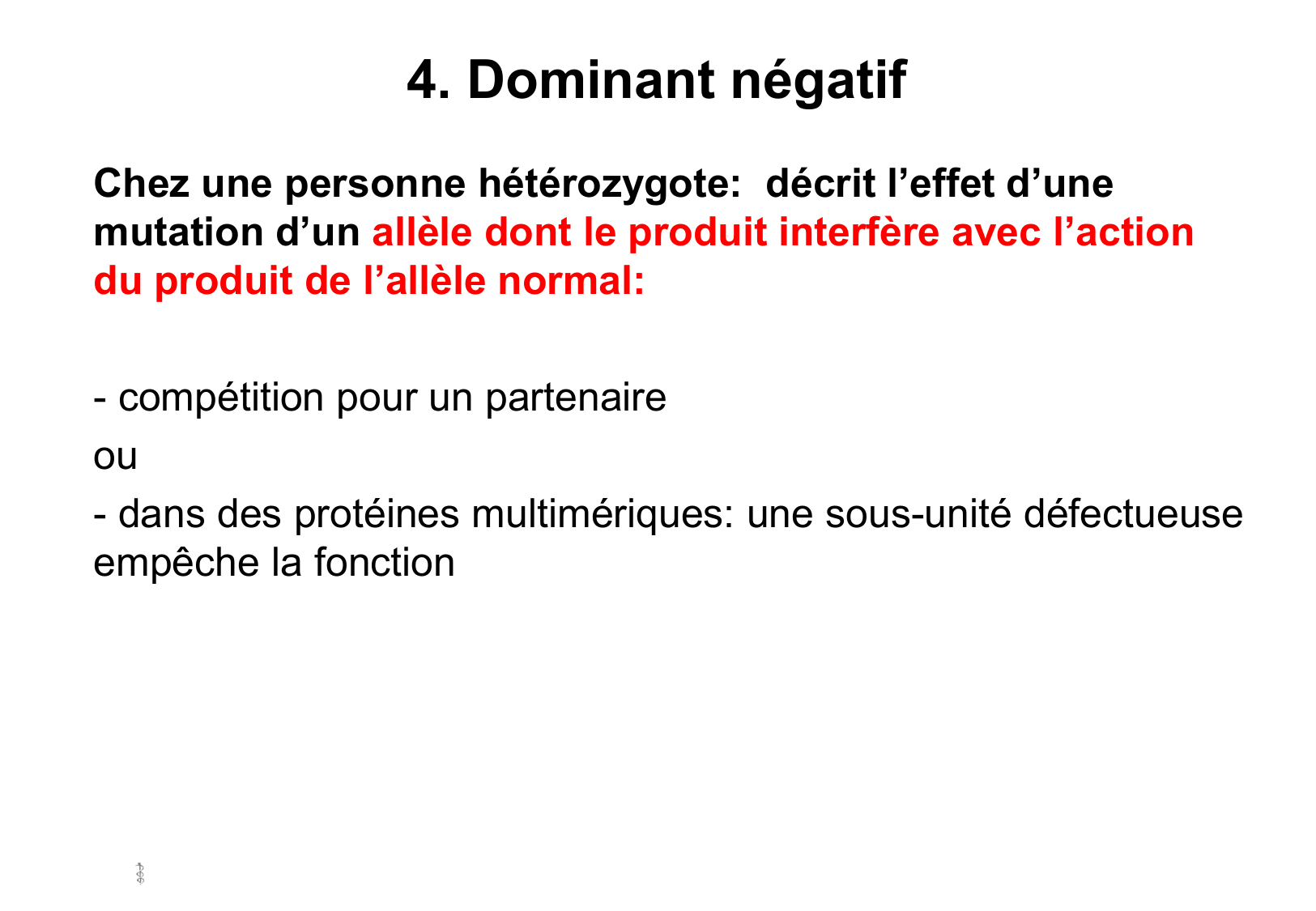 Hérédité I — objectifs page 52