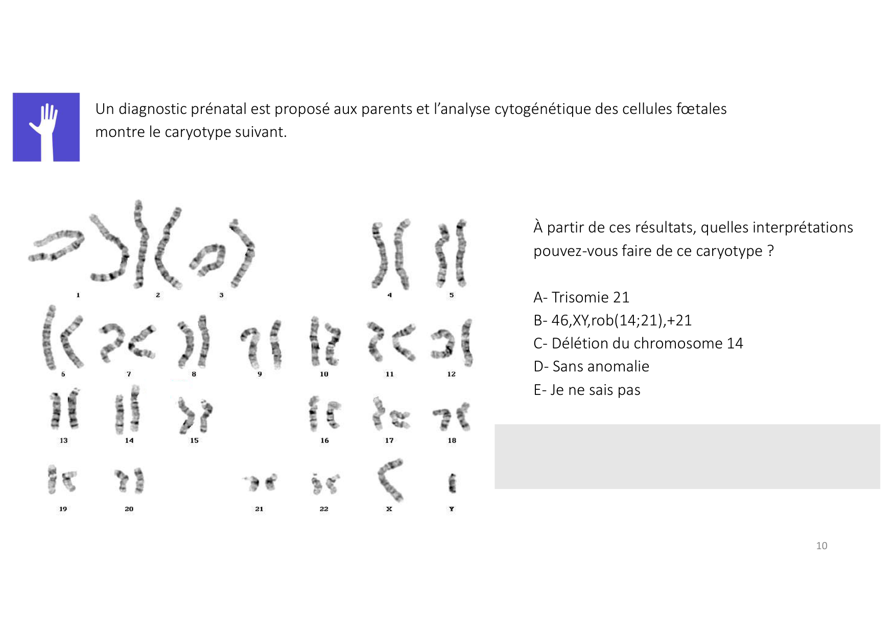 TD de génétique humaine page 10