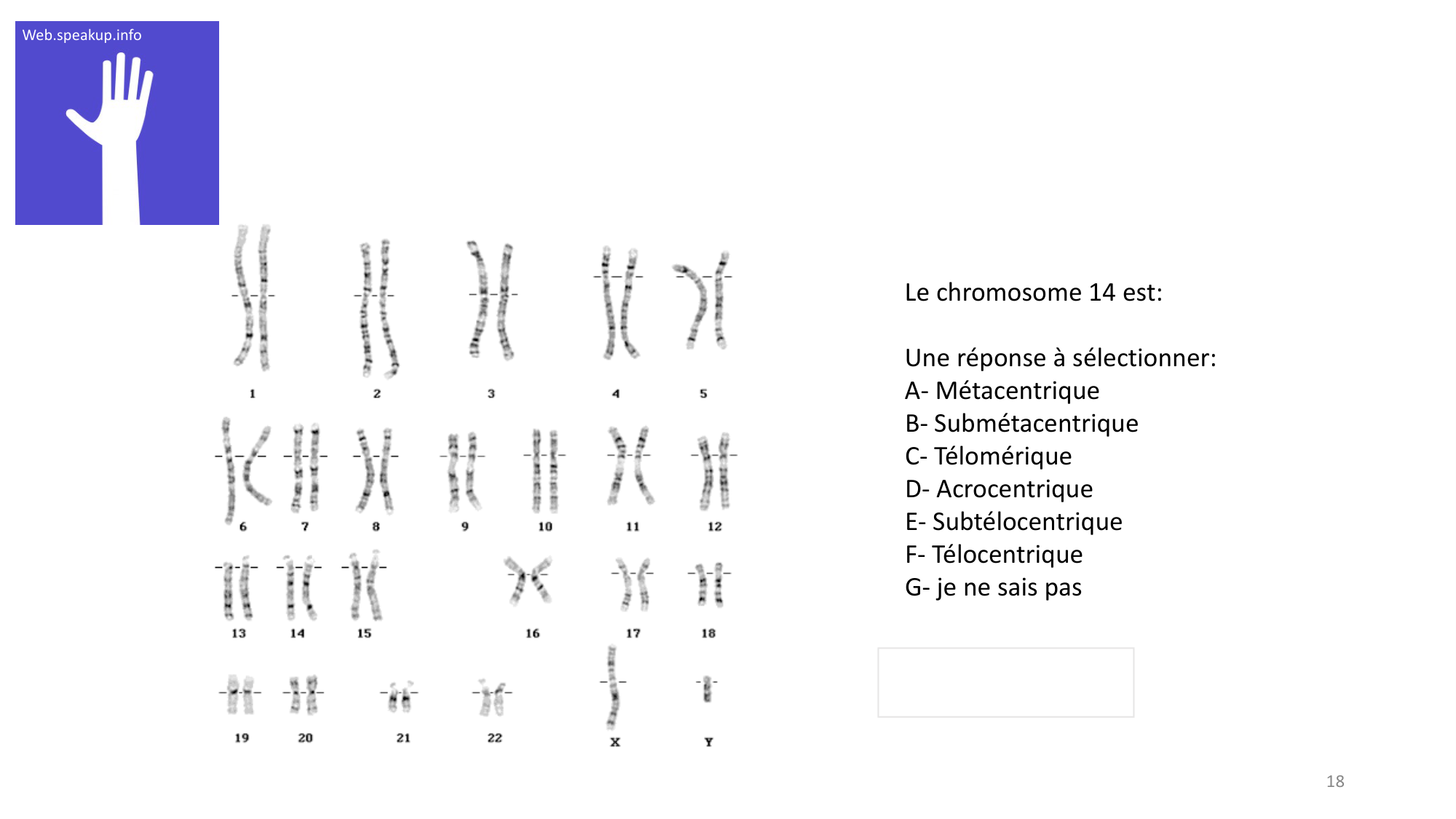 Génétique humaine — session 1 page 18