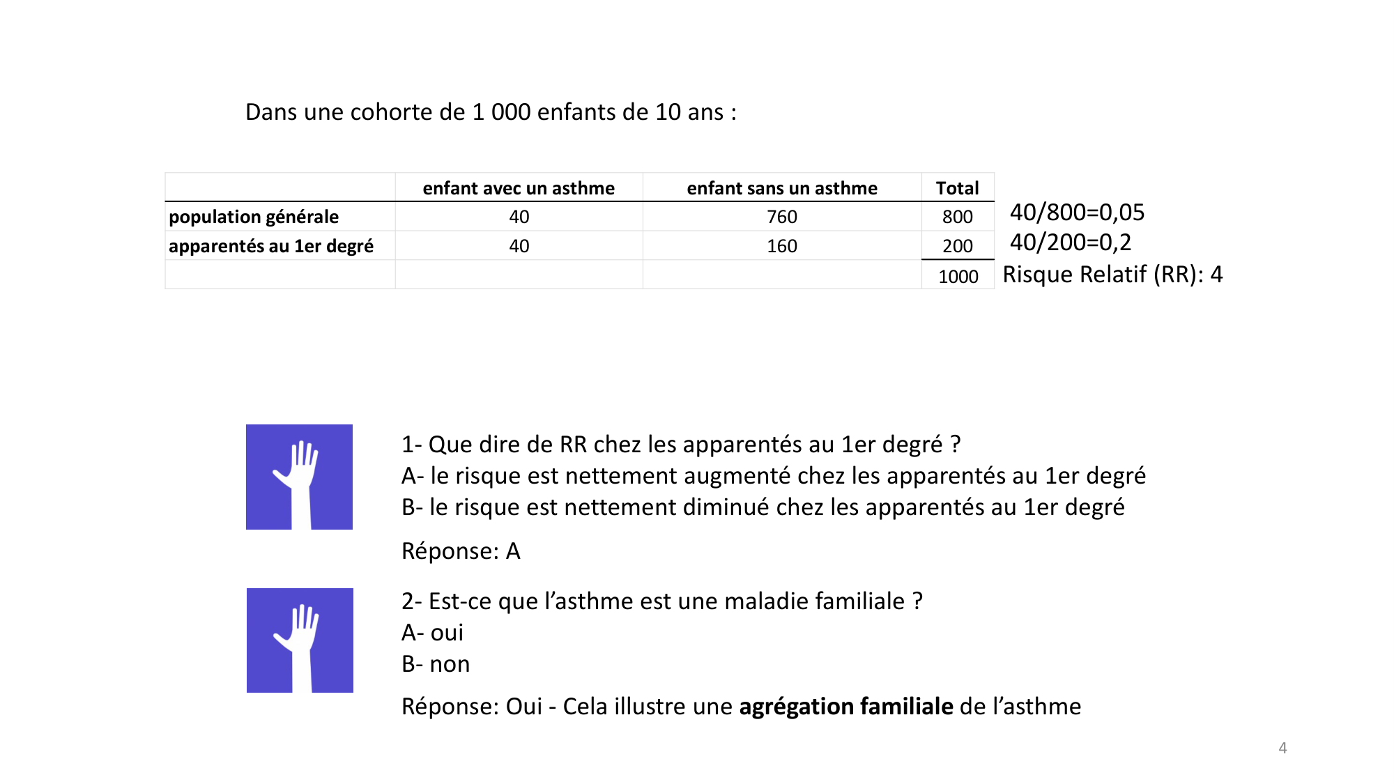 Génétique humaine — session 7 · corrections page 4
