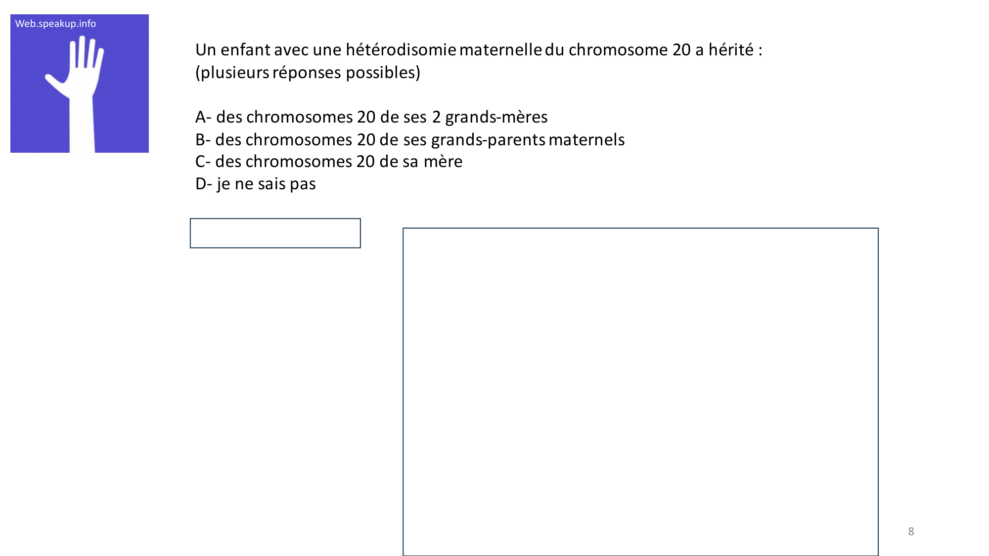 Génétique humaine — session 2 page 8