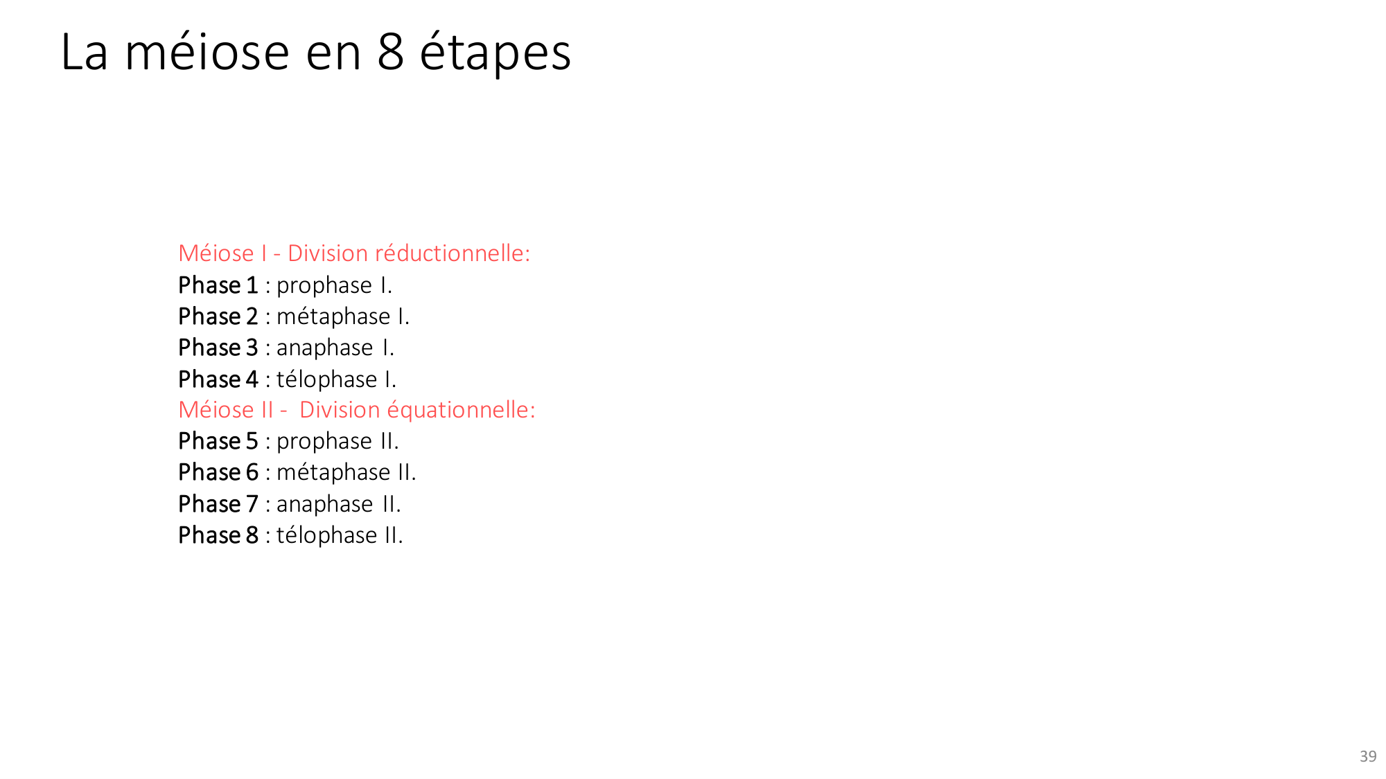 Génétique humaine — session 2 page 39