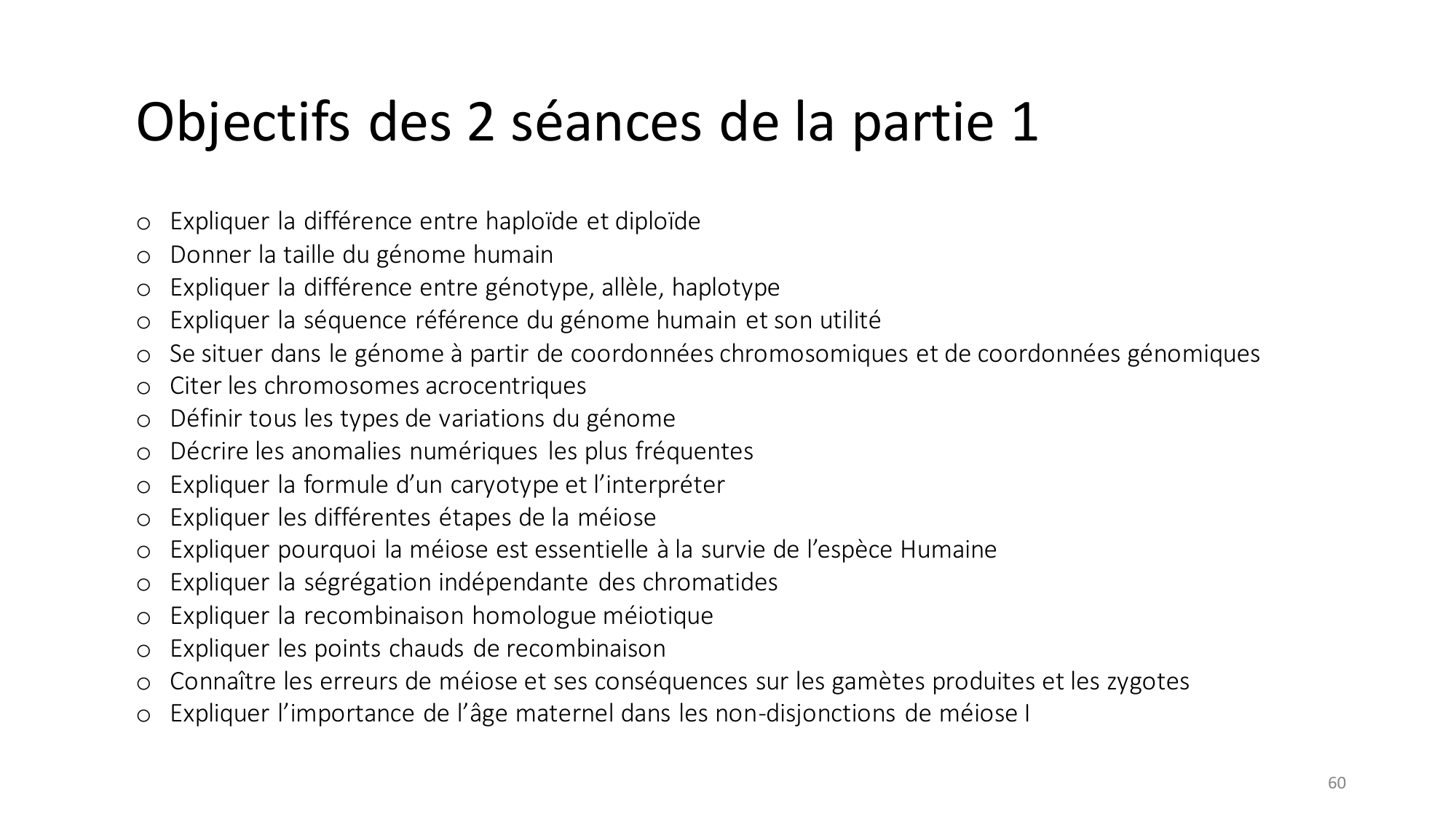 Génétique humaine — session 2 page 60