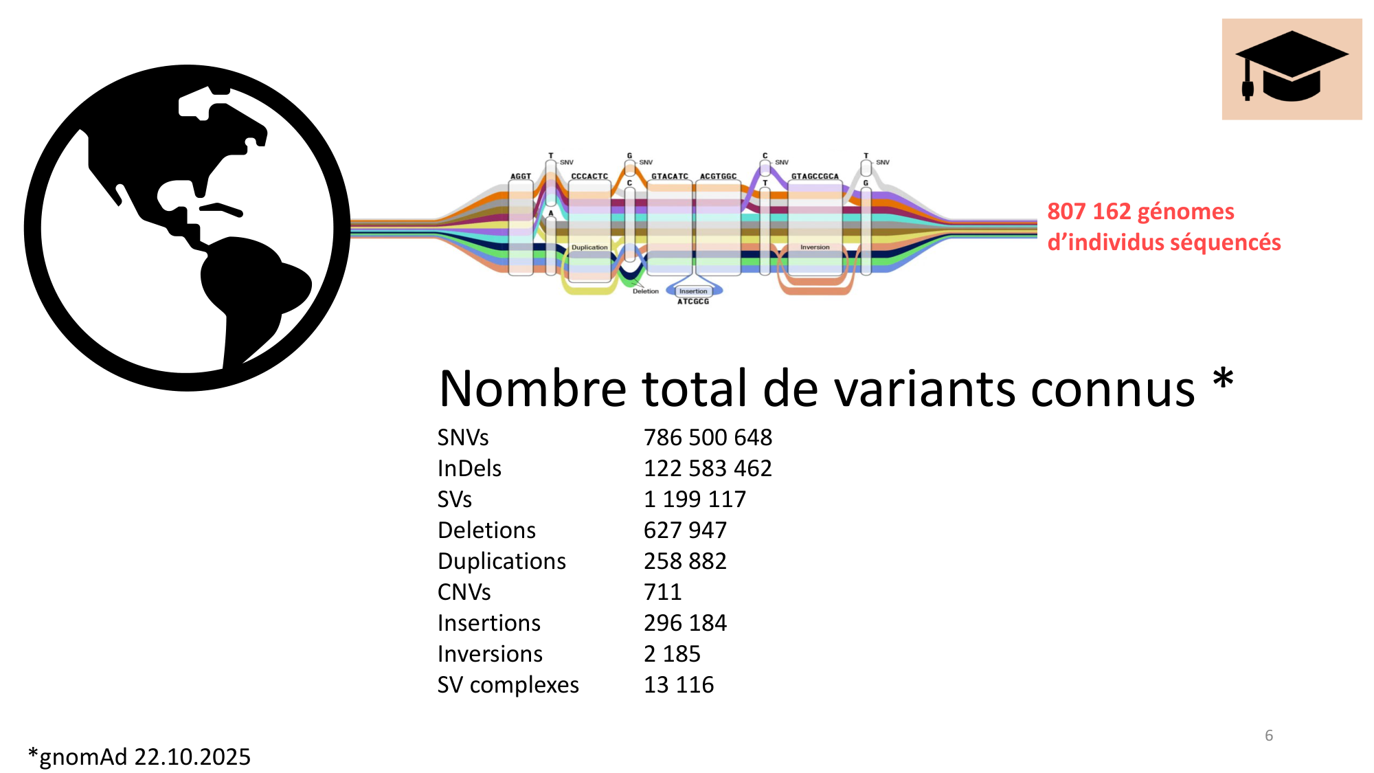 Génétique humaine — session 3 page 6
