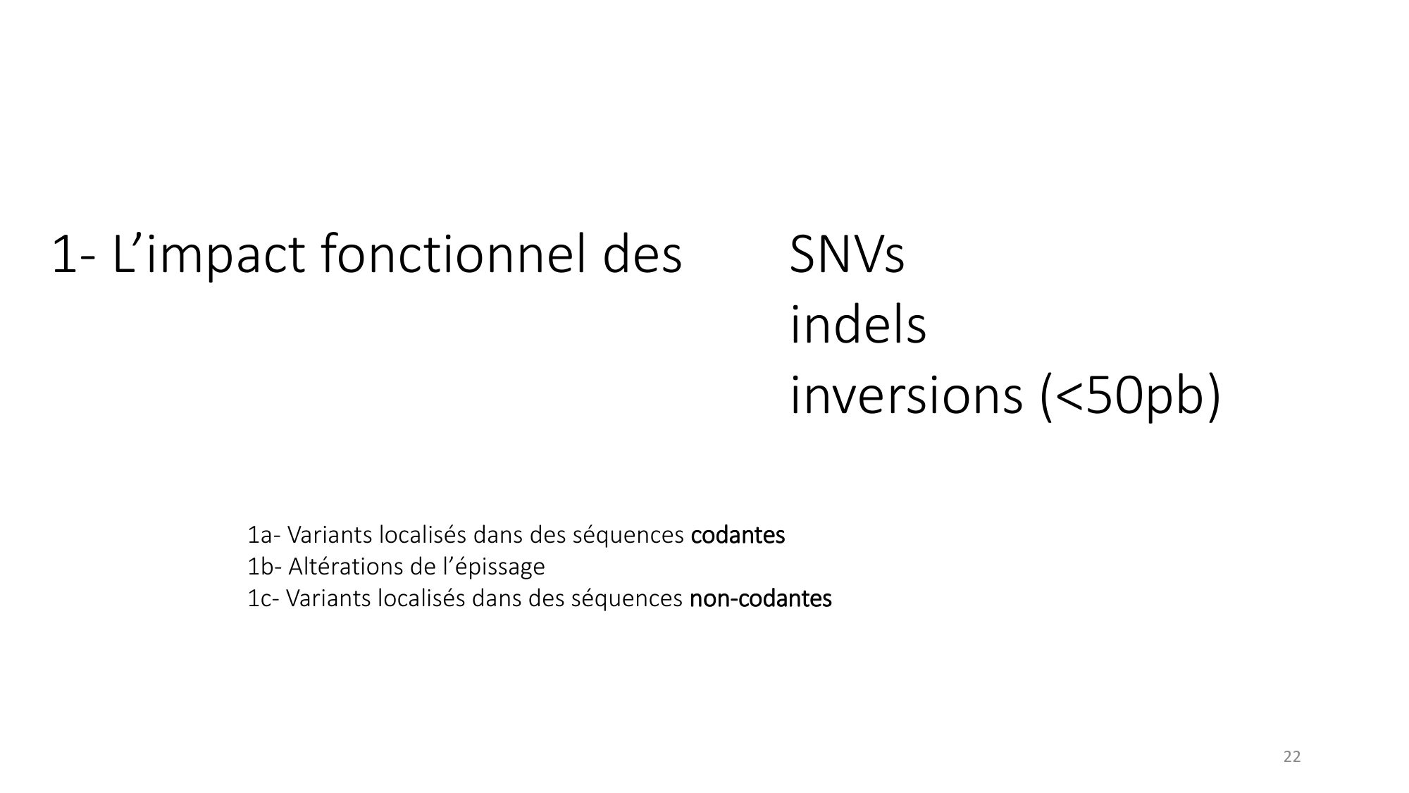 Génétique humaine — session 3 page 22