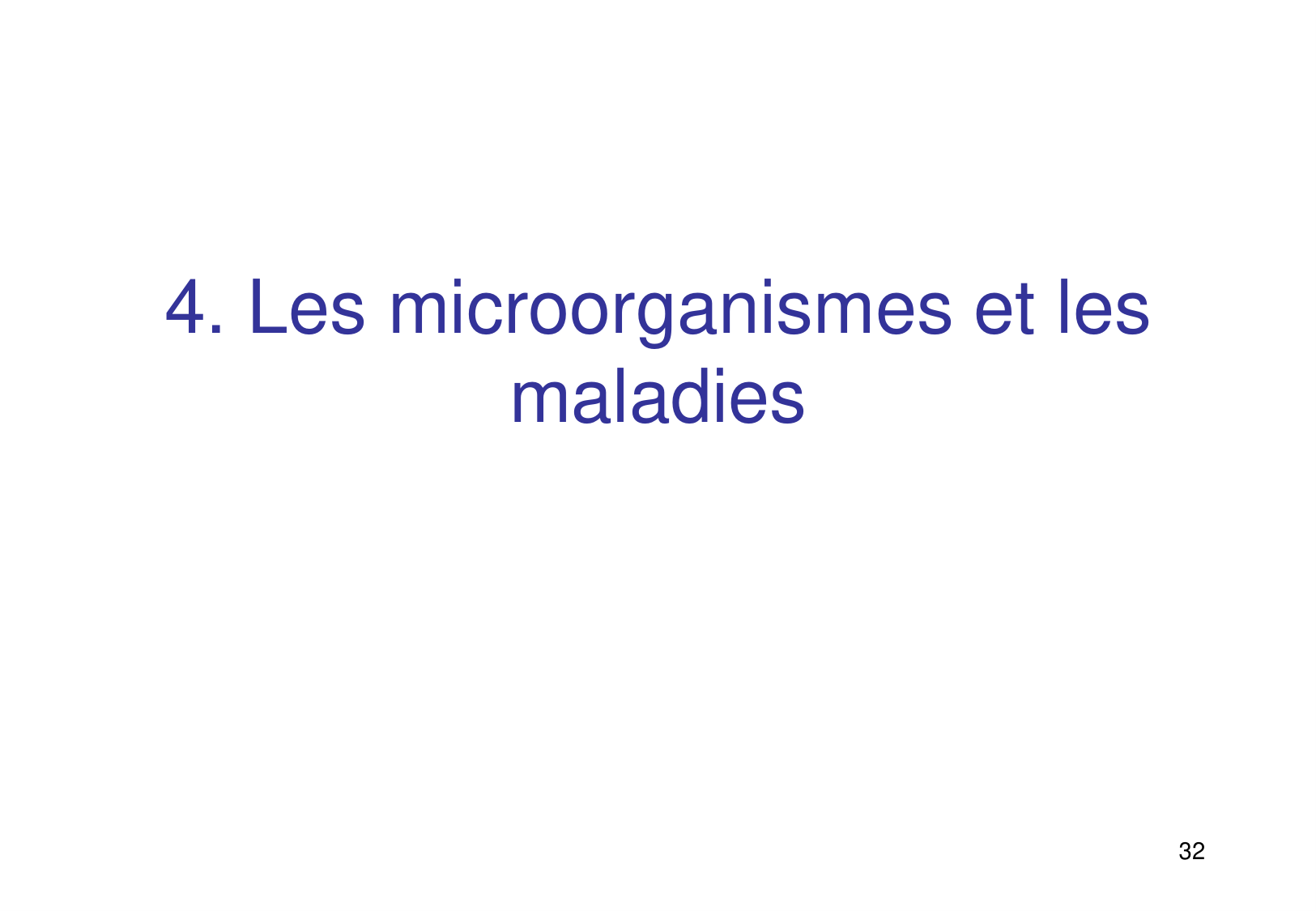 Introduction à la microbiologie — diapositives page 32