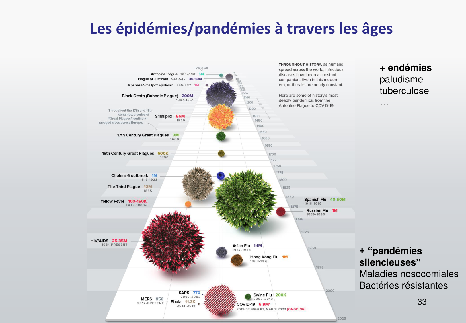 Introduction à la microbiologie — diapositives page 33
