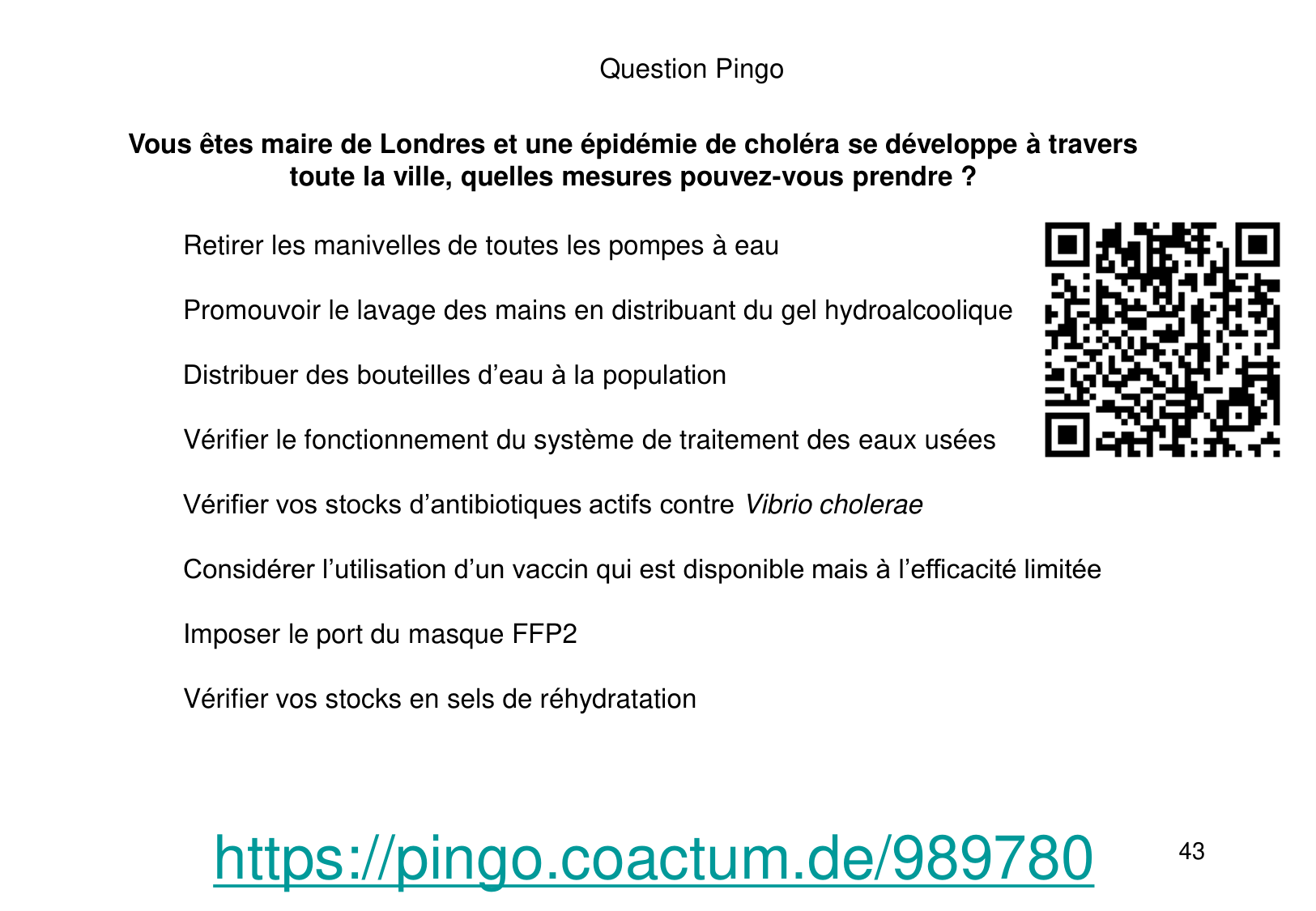 Introduction à la microbiologie — diapositives page 43