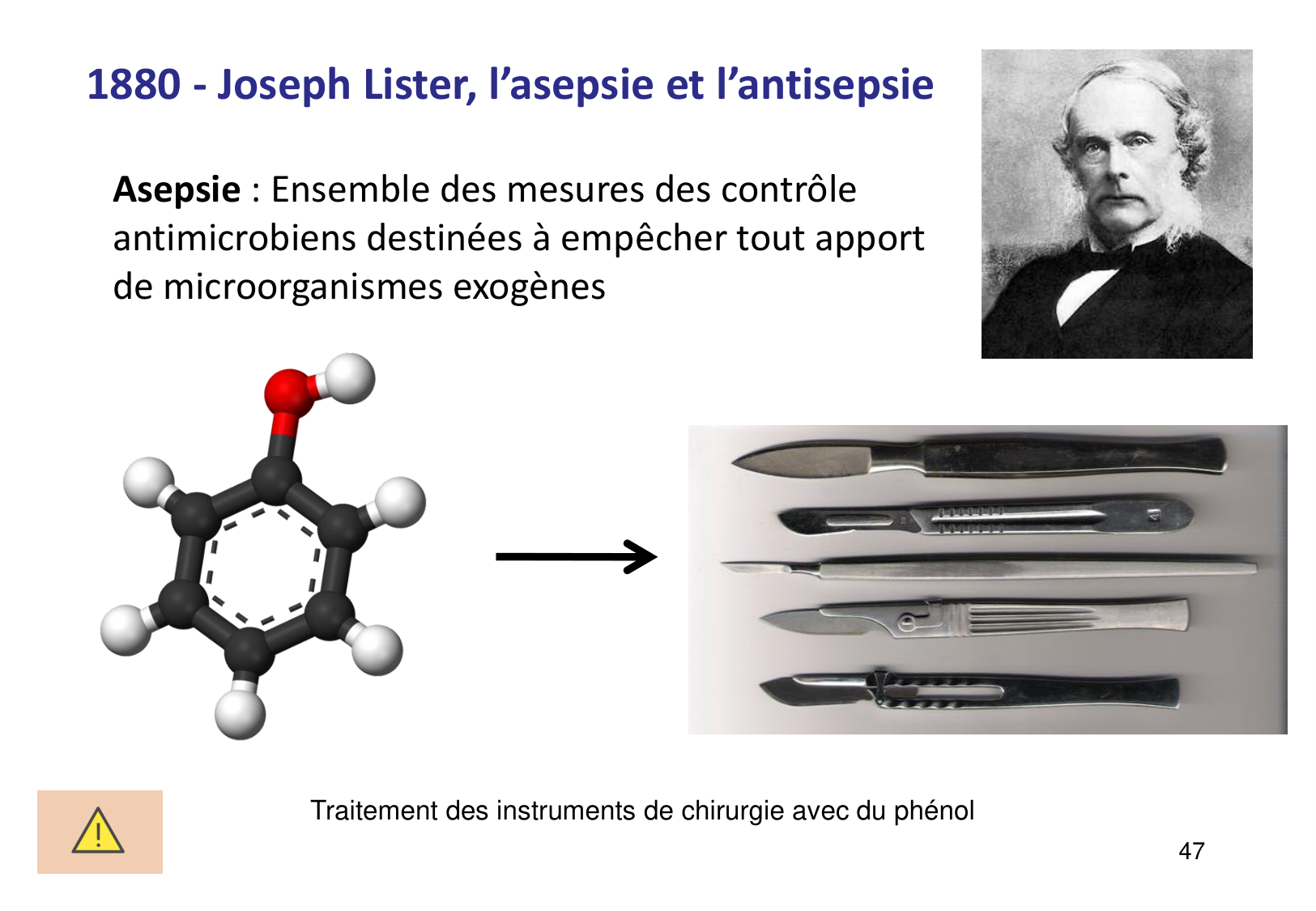 Introduction à la microbiologie — diapositives page 47