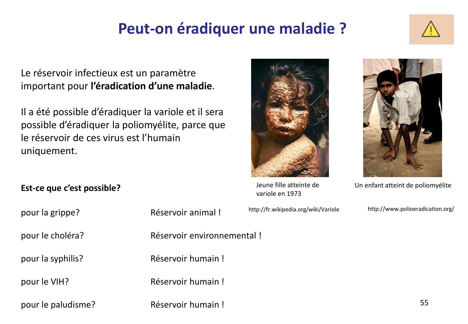 Introduction à la microbiologie — diapositives page 55
