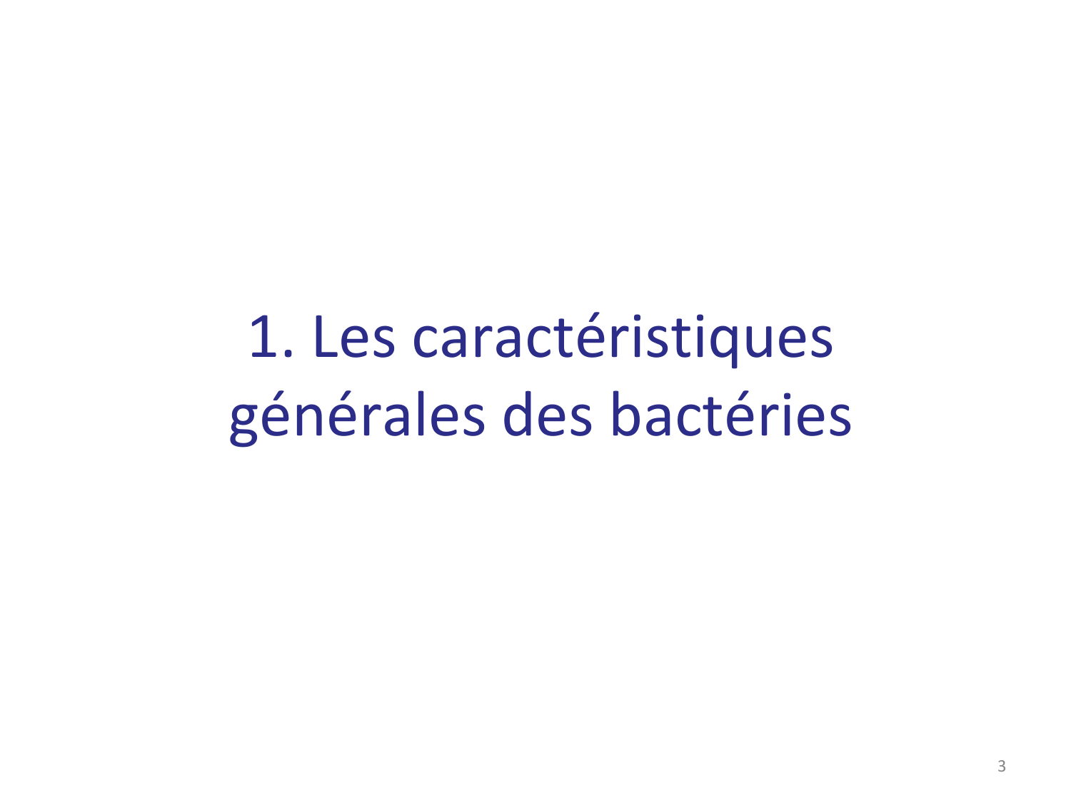 Les bactéries — diapositives page 3