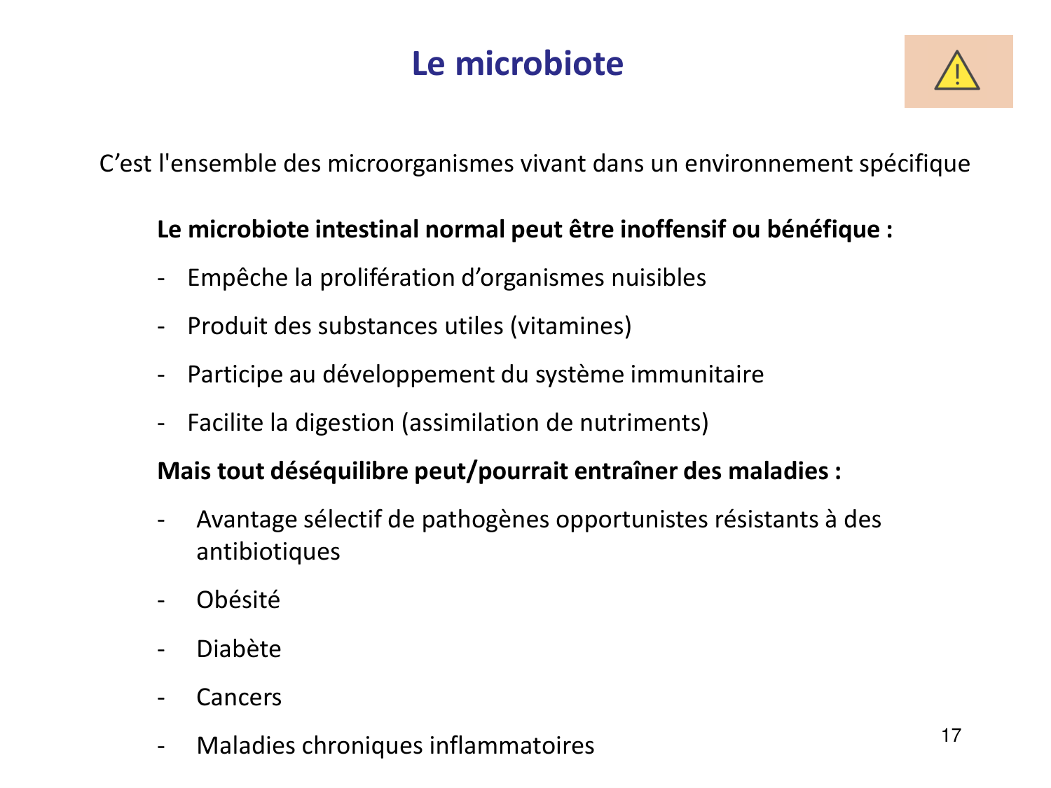 Les bactéries — diapositives page 17