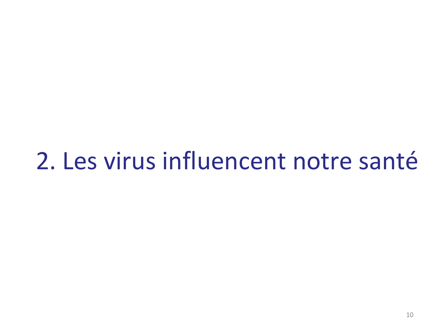 Les virus — diapositives page 10