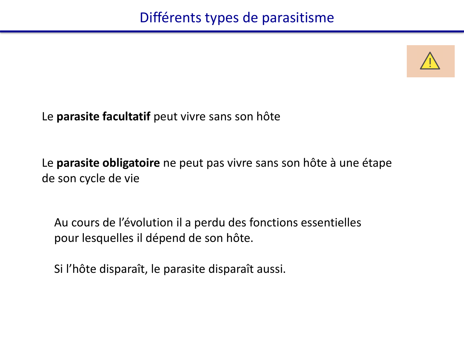 Les parasites — diapositives page 11