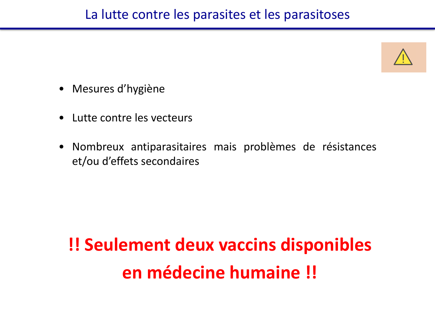Les parasites — diapositives page 36