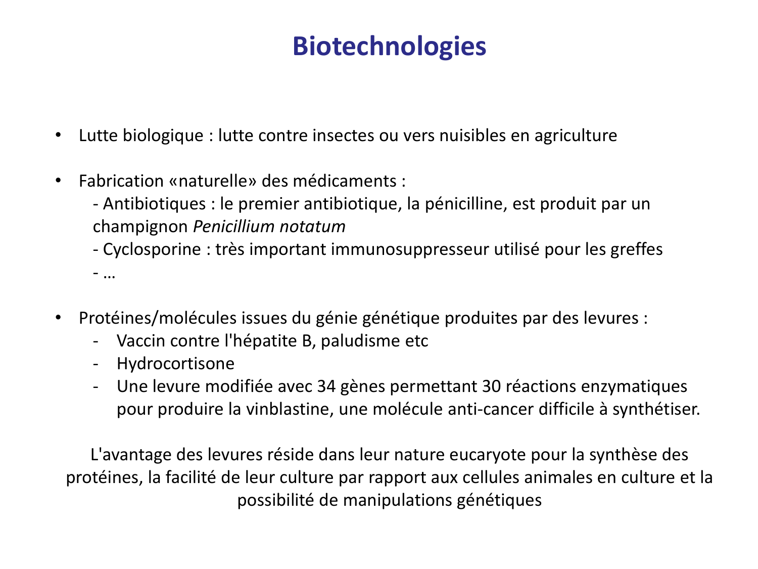 Les champignons — diapositives page 20