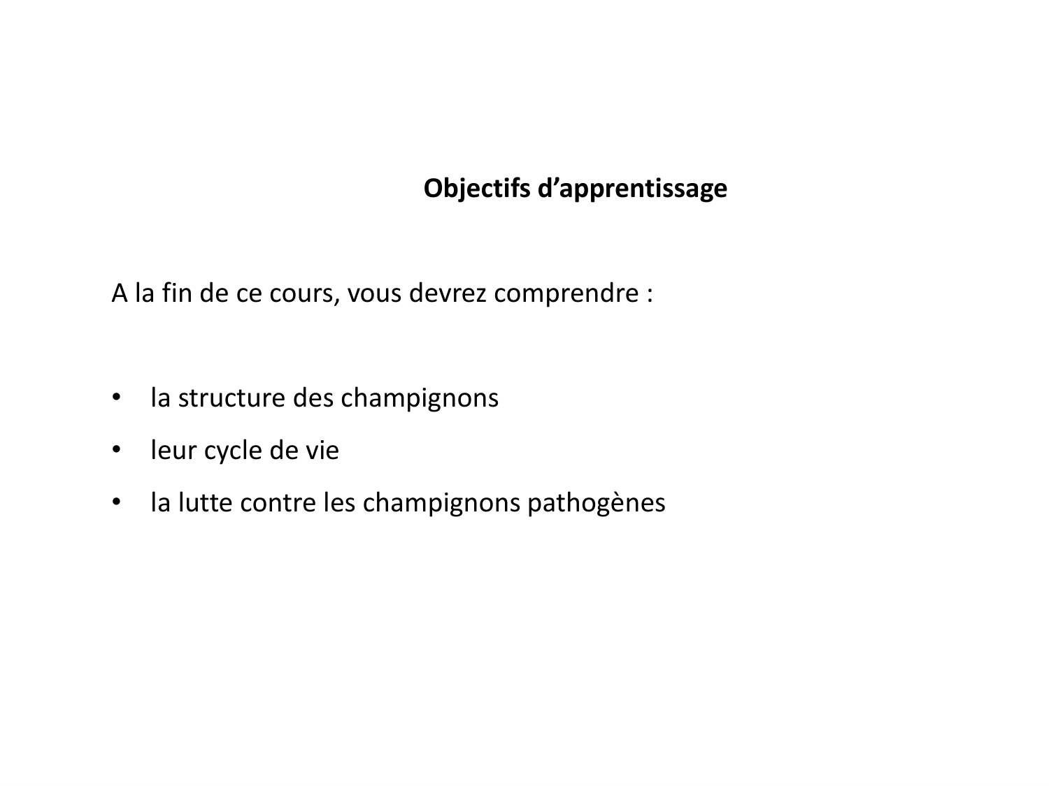 Les champignons — diapositives page 35