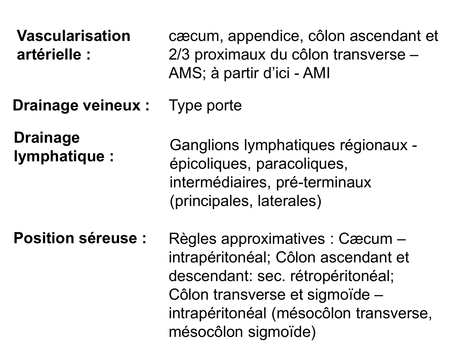 Abdomen gros intestin foie rate pancreas vascularisation page 15