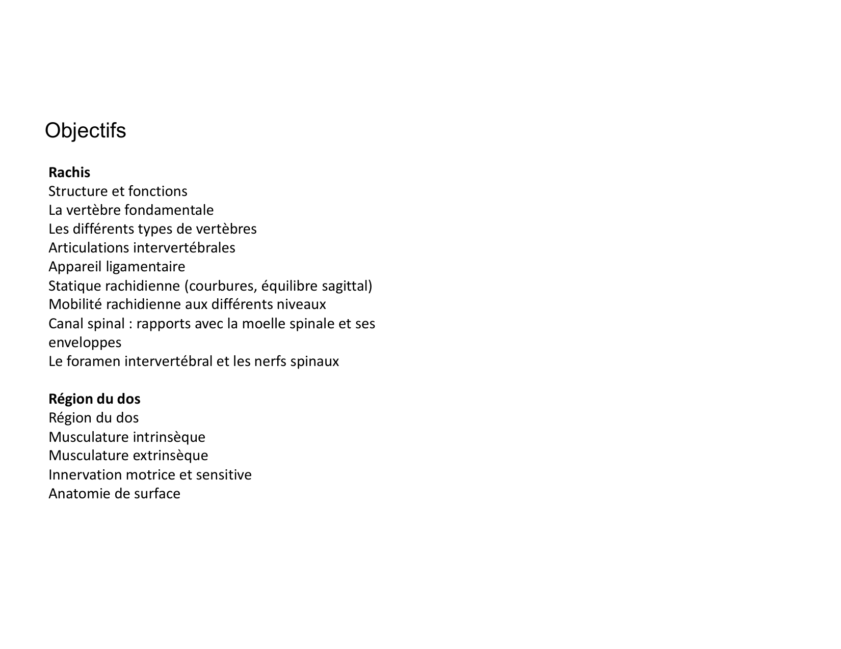 Anatomie du rachis et du dos 2025 page 4