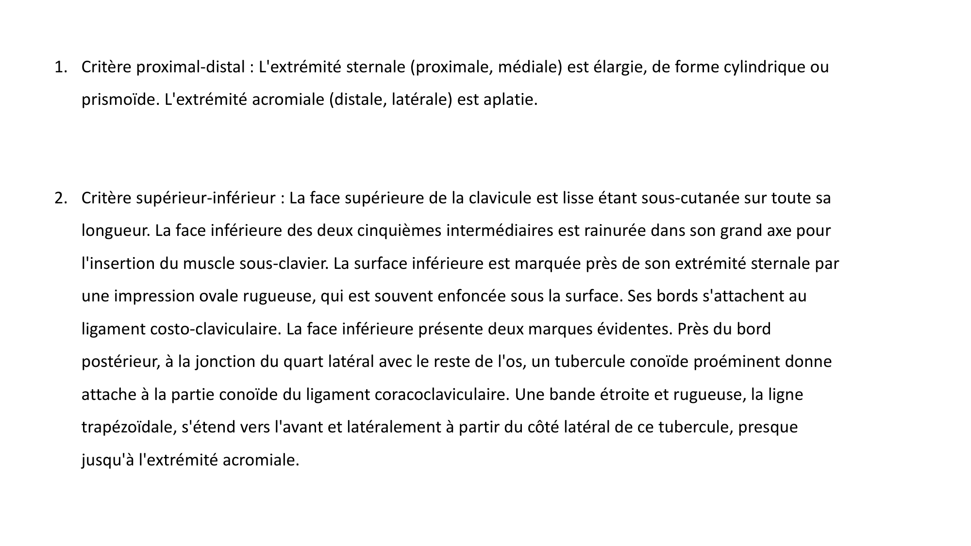 Repérage de la latéralité des os longs des extrémités page 3