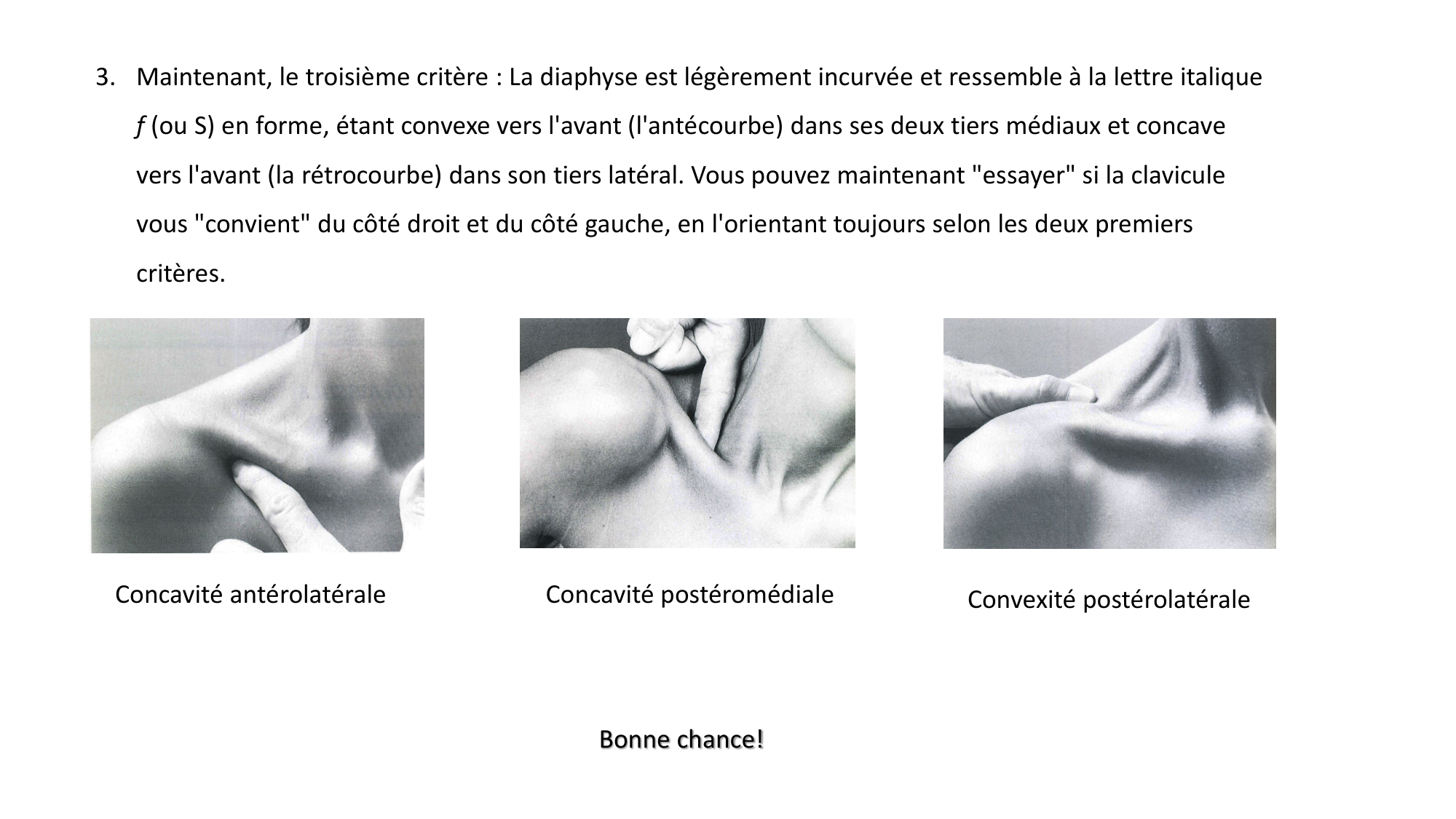 Repérage de la latéralité des os longs des extrémités page 4