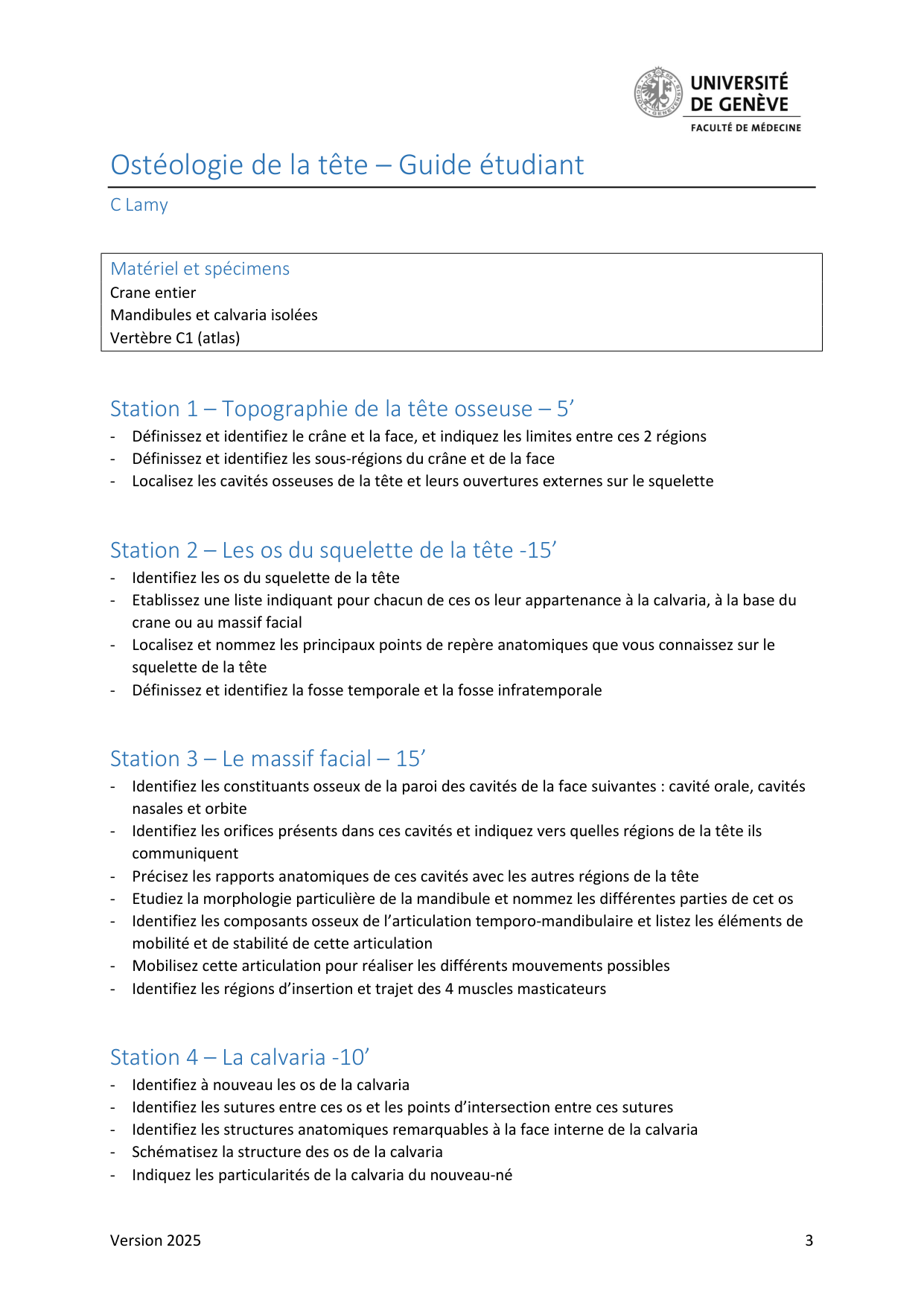 TP osteologie de le tete Guide Etudiant page 3